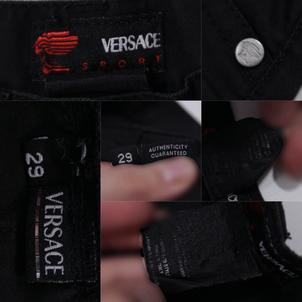 Versace Versace Sport Logo Pants Vintage Size 29" - 9 Thumbnail