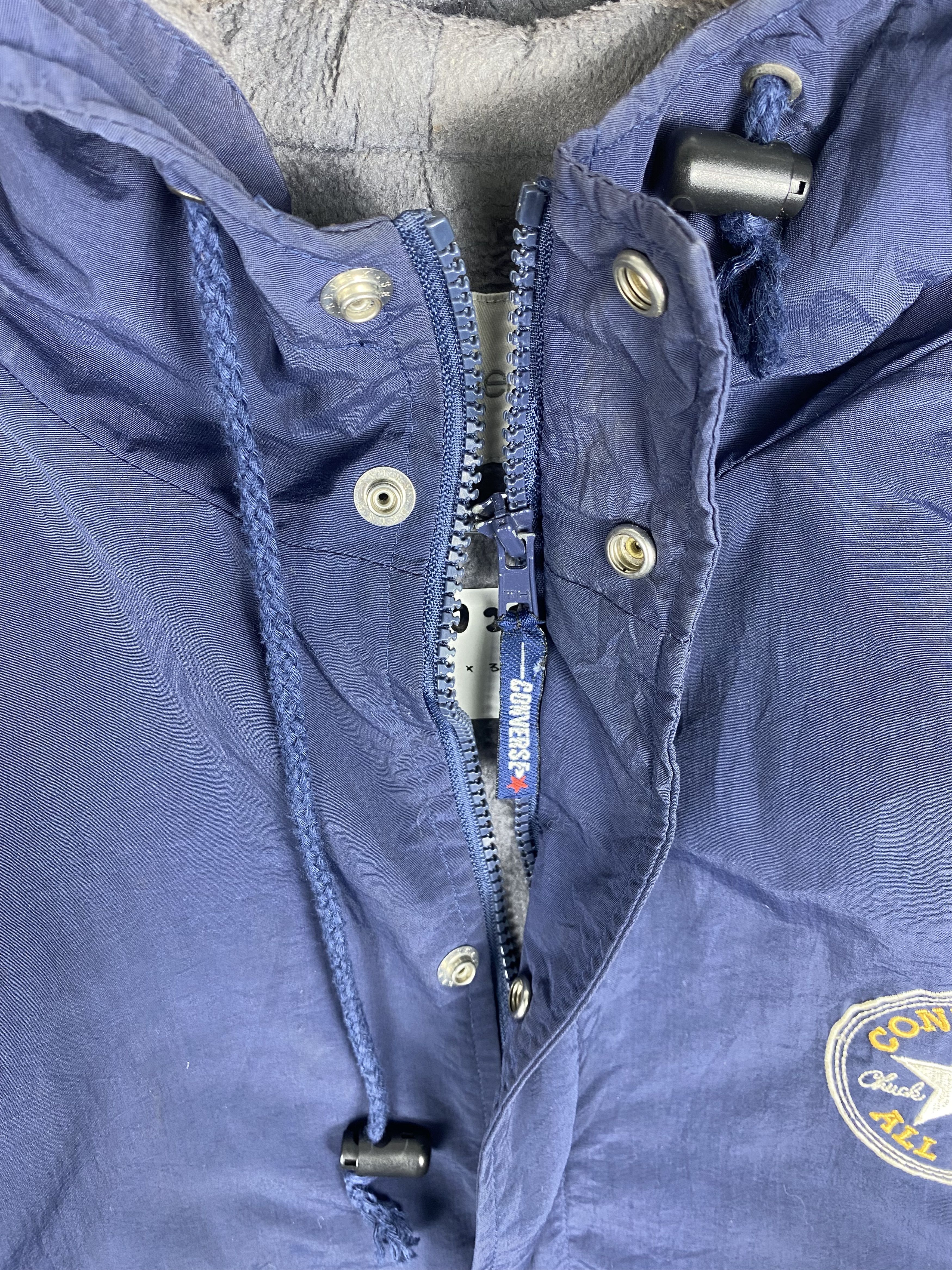 Converse Vintage Converse Hoodie Button Up Long Sport Jacket Size US L / EU 52-54 / 3 - 6 Thumbnail