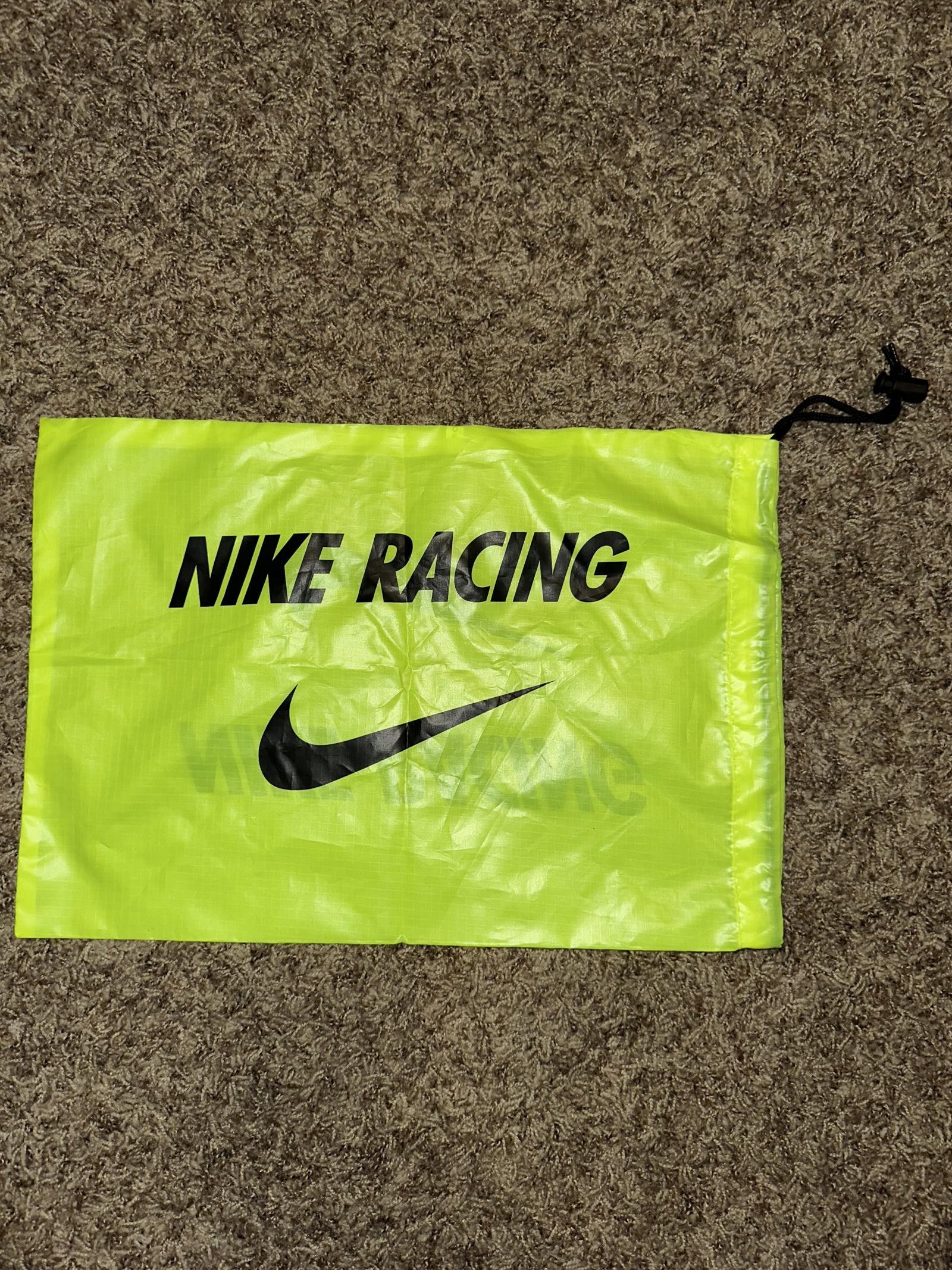 Nike Nike Racing Track & Field Neon Yellow Drawstring Shoe Bag Size ONE SIZE - 1 Thumbnail
