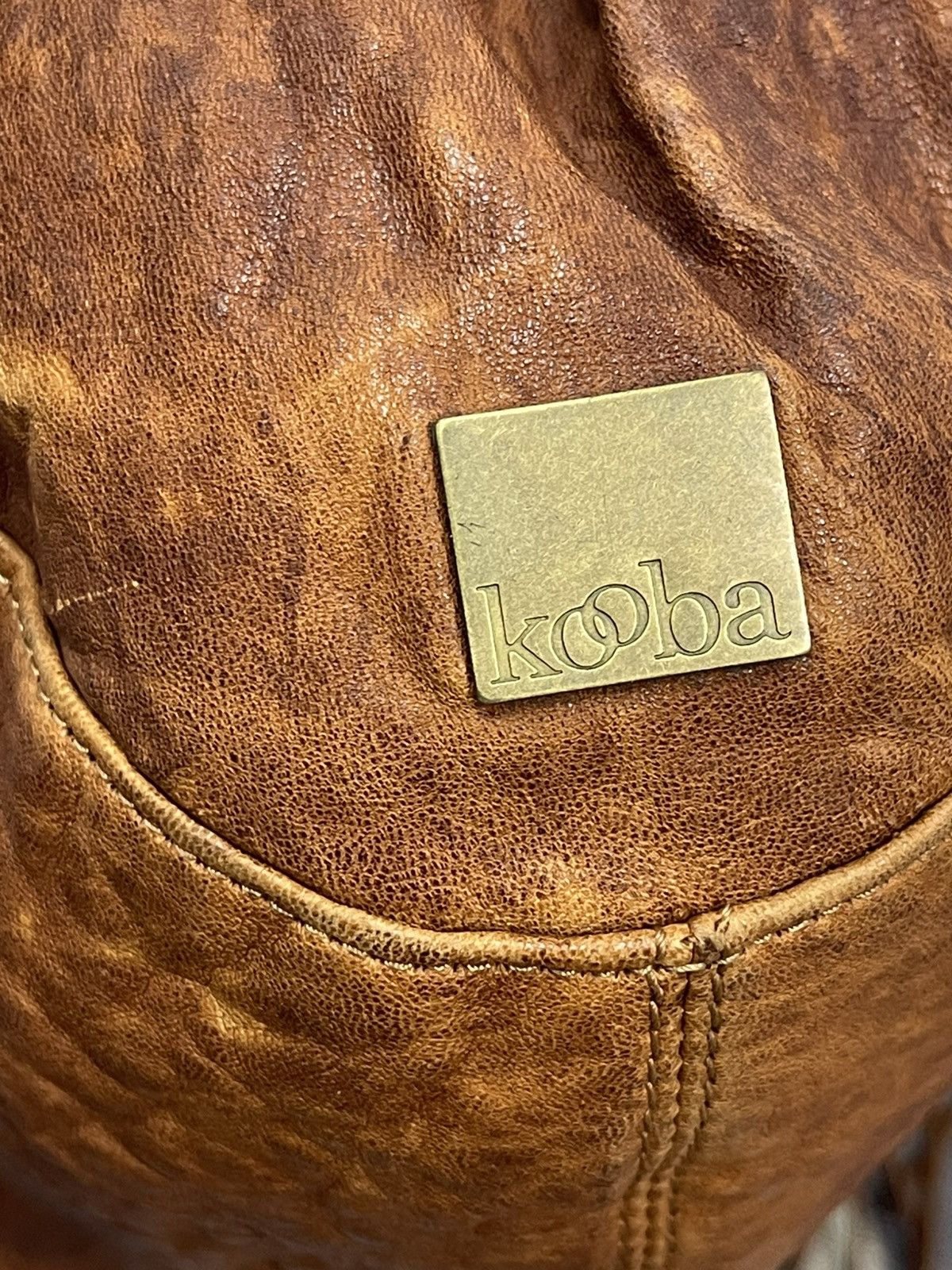 Comme des Garcons × Stussy Full Leather Patina Kooba Tote Bag prada julius dior cdg 7🟩 Size ONE SIZE - 16 Thumbnail