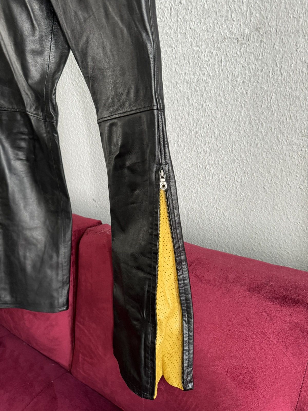 Harley Davidson Harley Davidson black leather pants Size 30" / US 8 / IT 44 - 8 Thumbnail