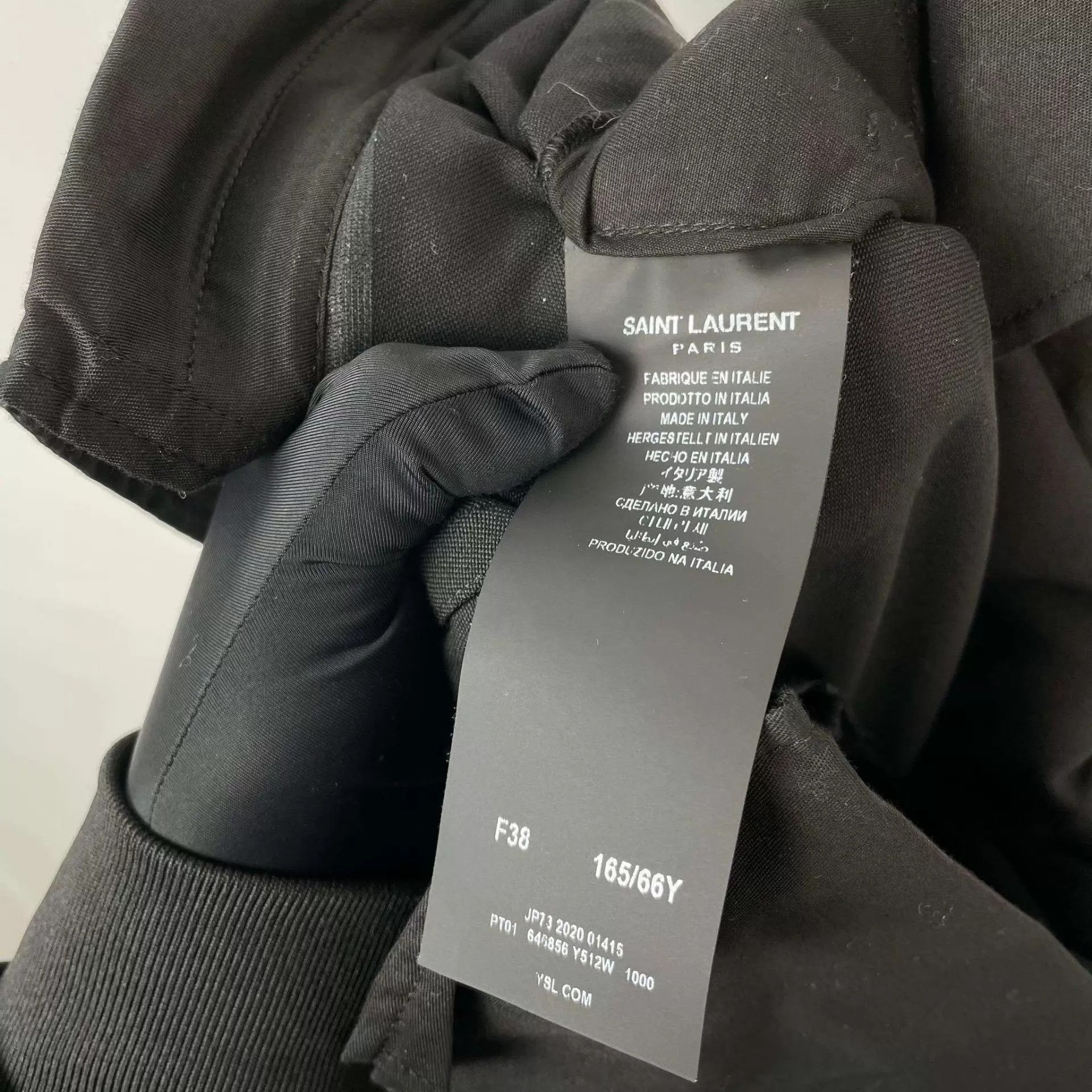 Saint Laurent Paris YSL Black Tailored Trousers 165 Size 26" / US 2 / IT 38 - 3 Thumbnail