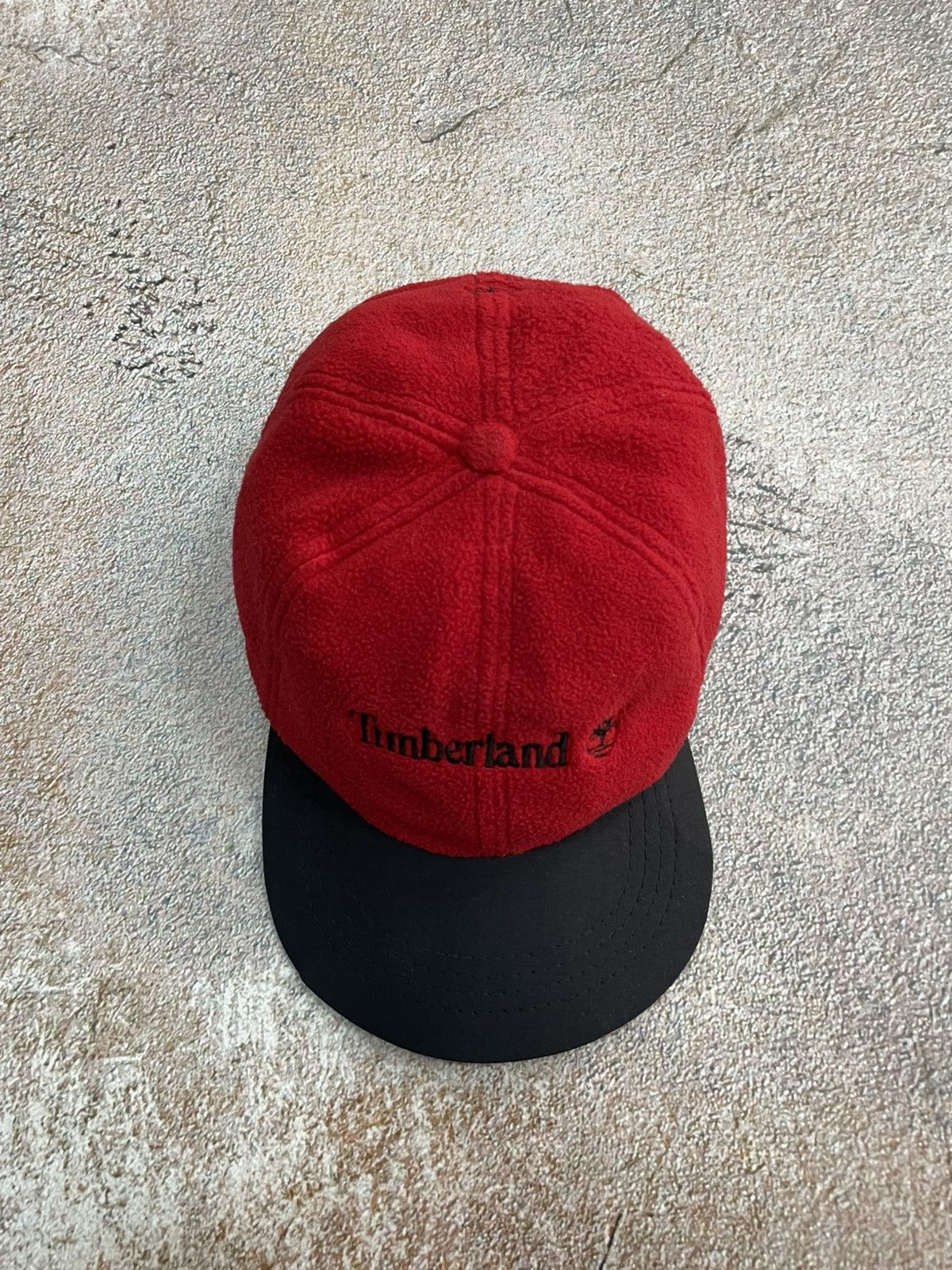 Timberland Vintage Timberland Center Logo Fleece Cap Made in USA Size ONE SIZE - 3 Thumbnail