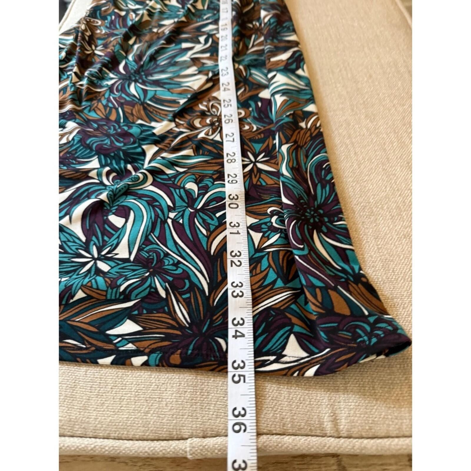 Other Laundry by Shelli Segal Floral Wrap Dress Long Sleeve 0 Size XS / US 0-2 / IT 36-38 - 6 Thumbnail