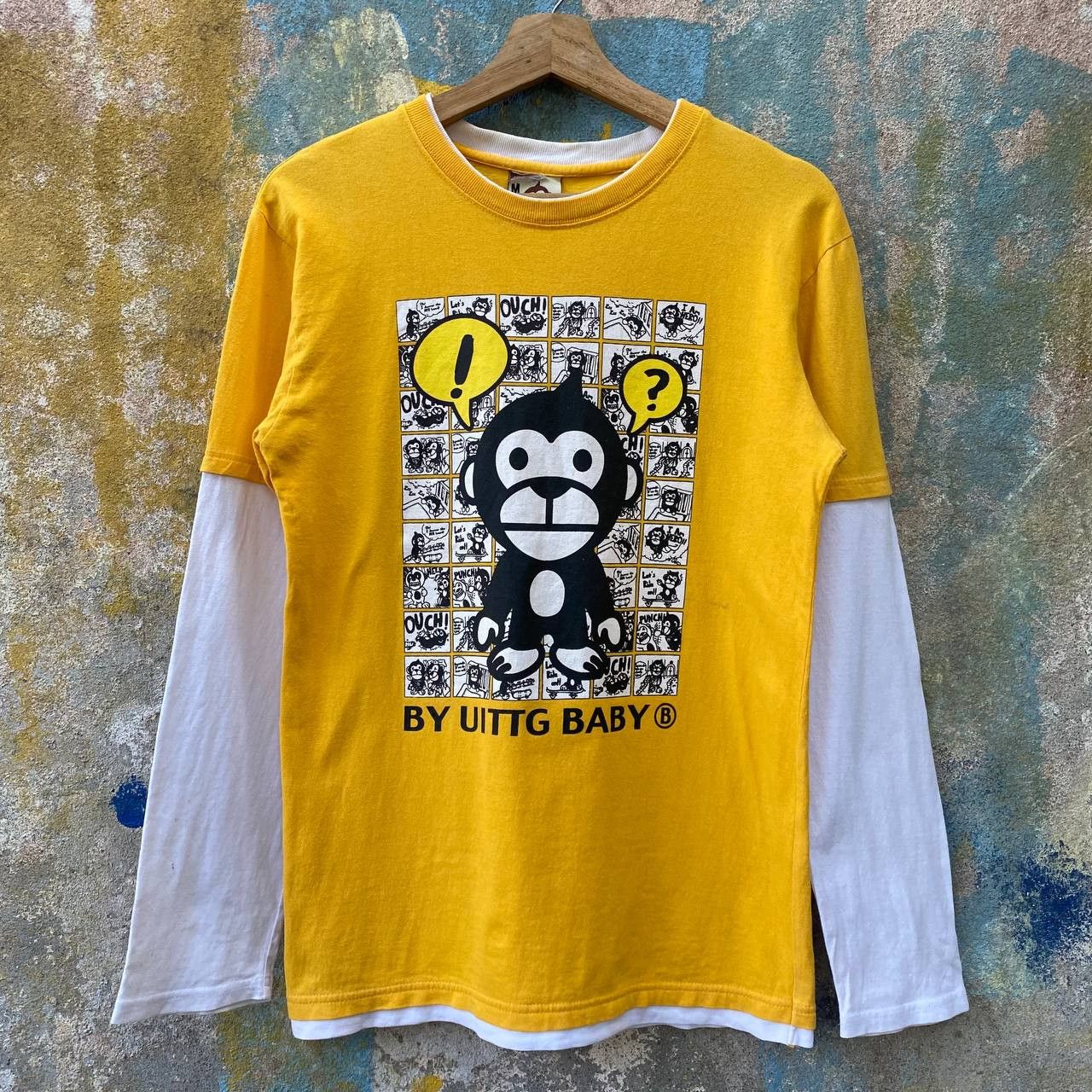 If Six Was Nine Vintage By Uittg Baby Double Layered Long Sleeve Tee t-shirt Size US S / EU 44-46 / 1 - 1 Thumbnail