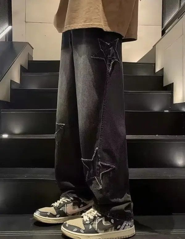 Japanese Brand Chihiro x Aoki Star Denim Pant Size US 34 / EU 50 - 2 Thumbnail