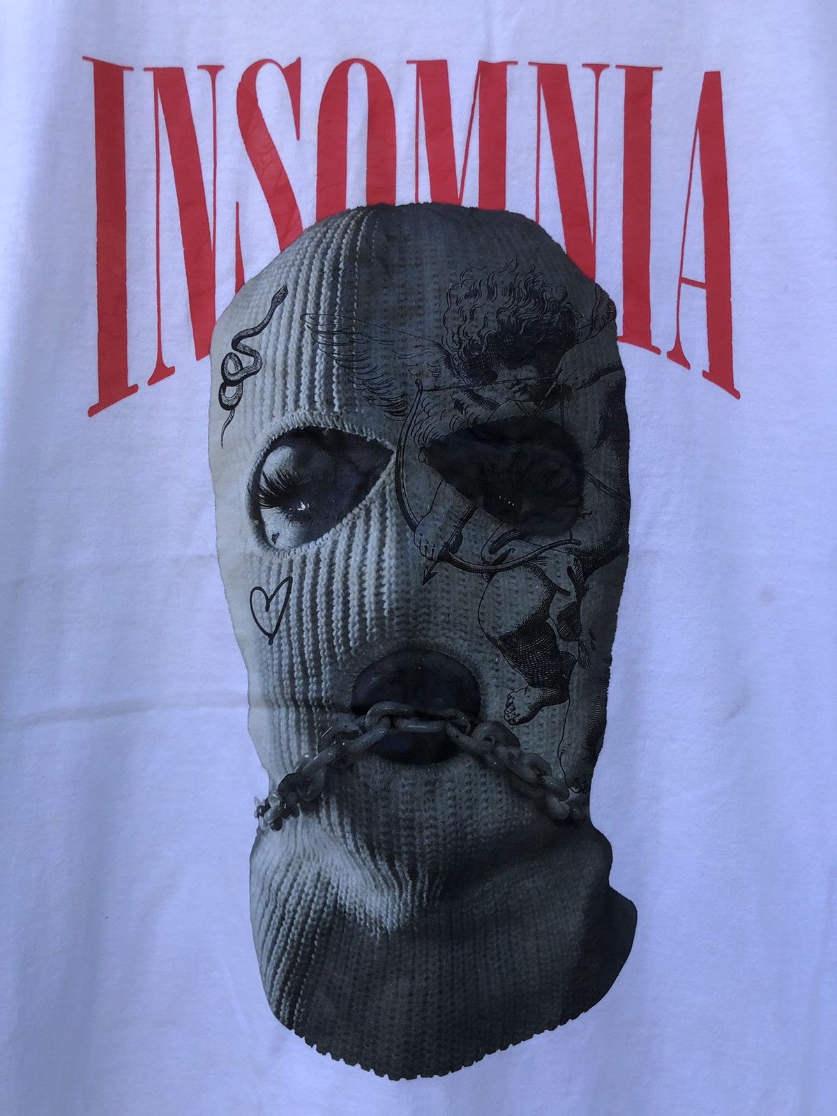 Japanese Brand Japanese Brands Streetwear Insomnia Balaclava Man Tshirt Size US L / EU 52-54 / 3 - 2 Thumbnail