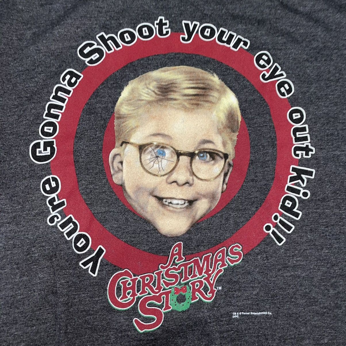 Vintage A Christmas story ringer t-shirt Size US L / EU 52-54 / 3 - 2 Thumbnail