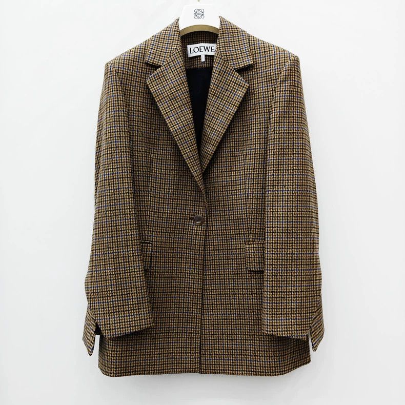 Loewe LOEWE Wool tweed jacket Size XS / US 0-2 / IT 36-38 - 1 Thumbnail