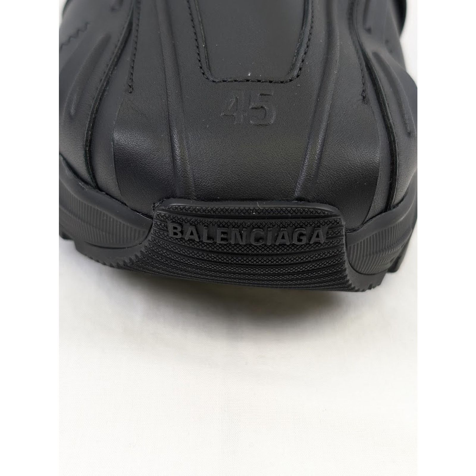 Balenciaga o1rshd1 Nappa Silk Phantom Sneakers in Black Size US 11 / EU 44 - 7 Thumbnail