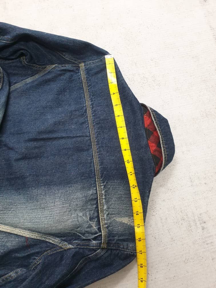 Japanese Brand Mind Blow Japan brand blue raw denim jacket Size US M / EU 48-50 / 2 - 4 Thumbnail