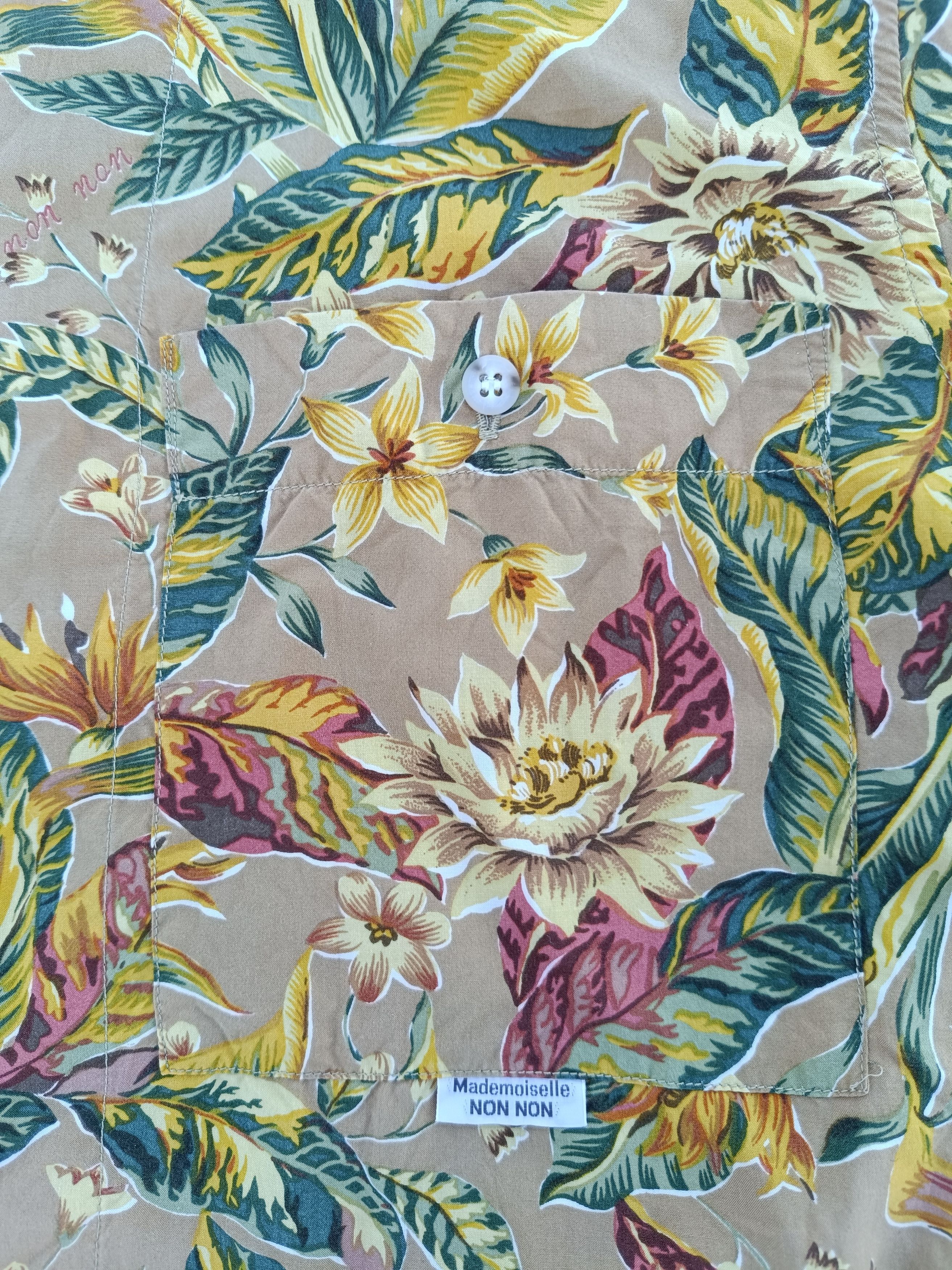 Mademoiselle Non Non Mademoiselle NON NON single pocket hawaii shirt Size US S / EU 44-46 / 1 - 4 Thumbnail