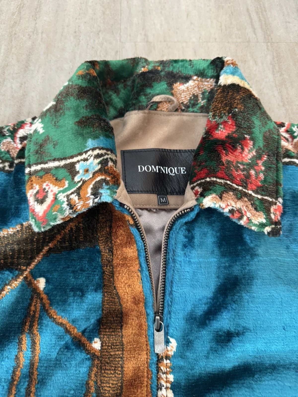 DOM’NIQUE “Bosporous Bloom” Turkish Textile Work Jacket: