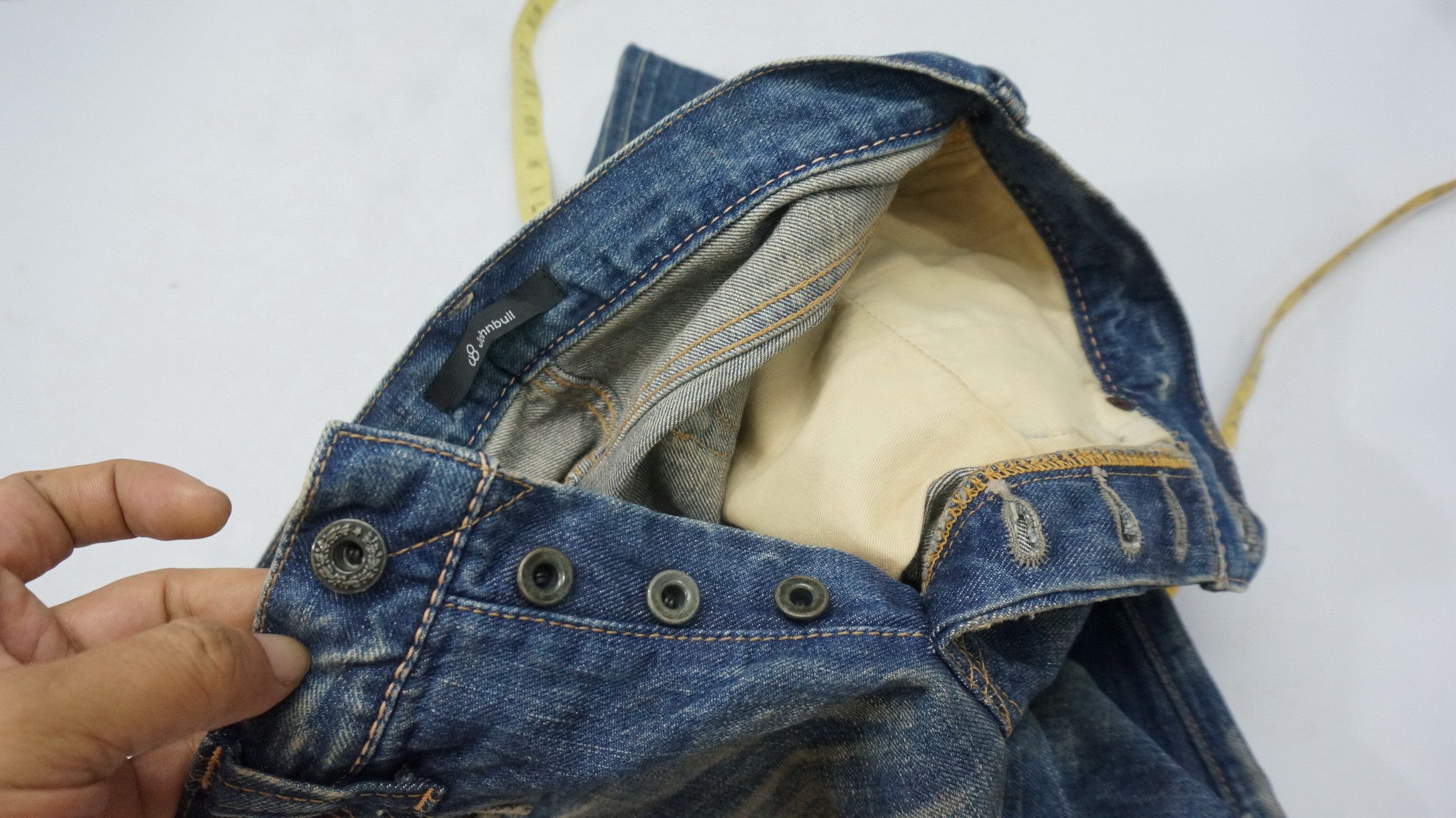 If Six Was Nine 🔴JOHN BULL🔴 Mudwash Distressed Selvedge Vintage Jeans Size US 30 / EU 46 - 14 Thumbnail