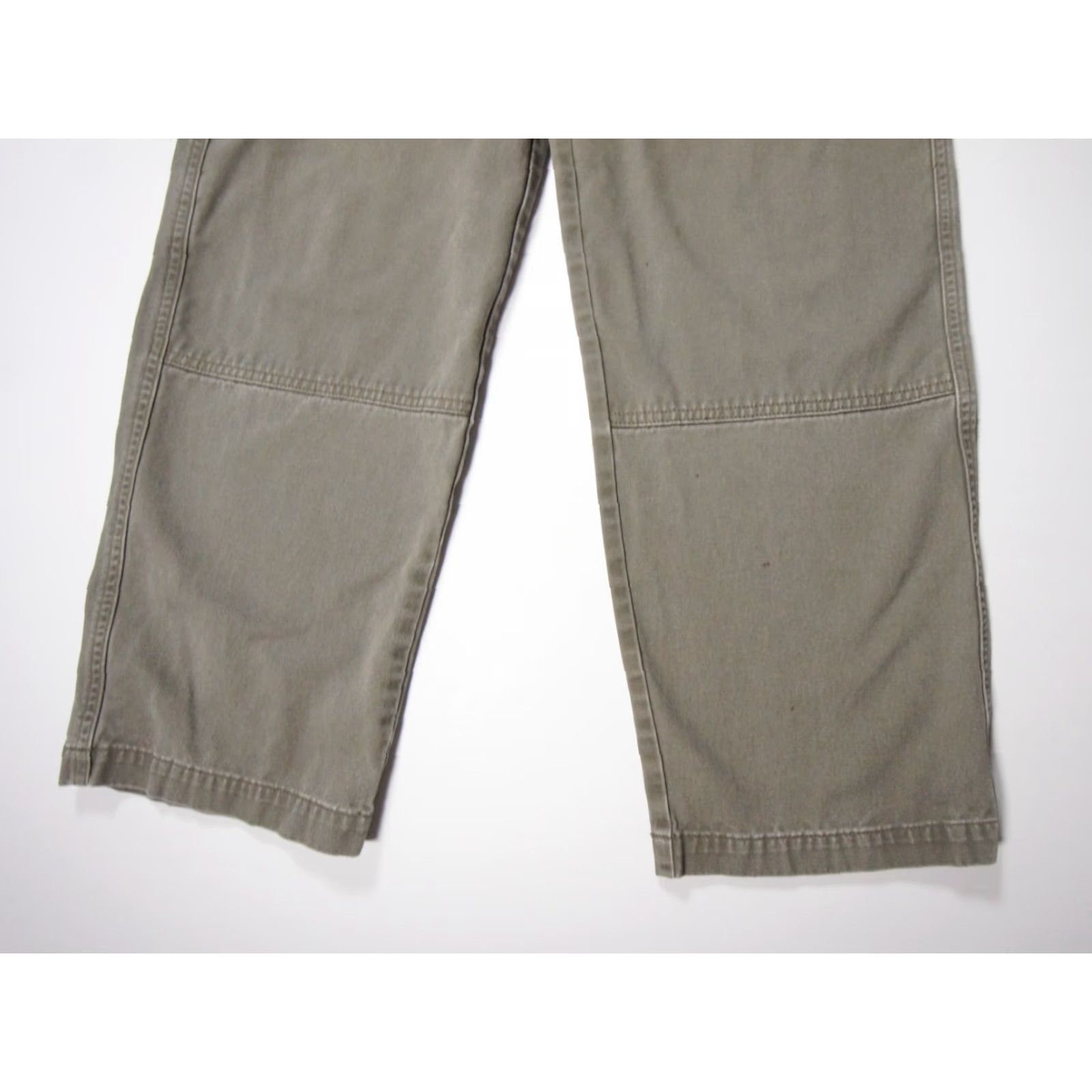 Lands' End VINTAGE Lands' End Pants Women 20 Green Belted Outdoor 32x30 Khakis Casual Travel Women Size 42" / US 20 - 4 Thumbnail