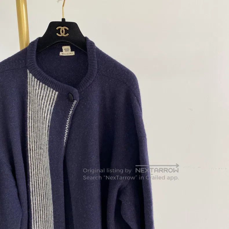 Hermes Dark wool coat