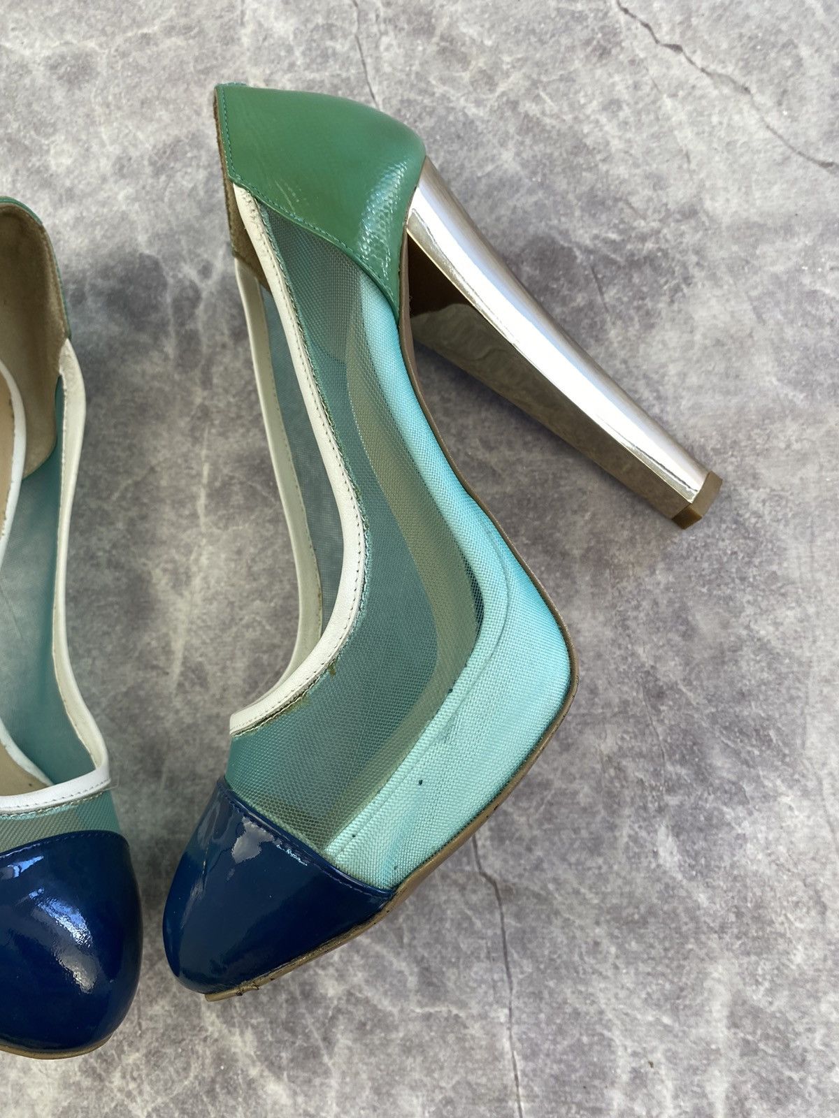 Just Cavalli Just Cavalli Transparent Heels with Leather details Size 39 Size US 9 / IT 39 - 3 Thumbnail
