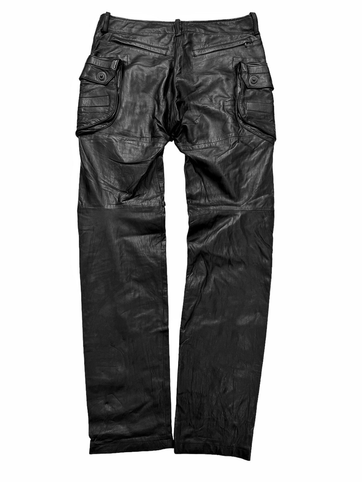 Julius GRAIL 2010 Goth-ik Lambskin Leather Gasmask Cargo Size US 34 / EU 50 - 7 Thumbnail