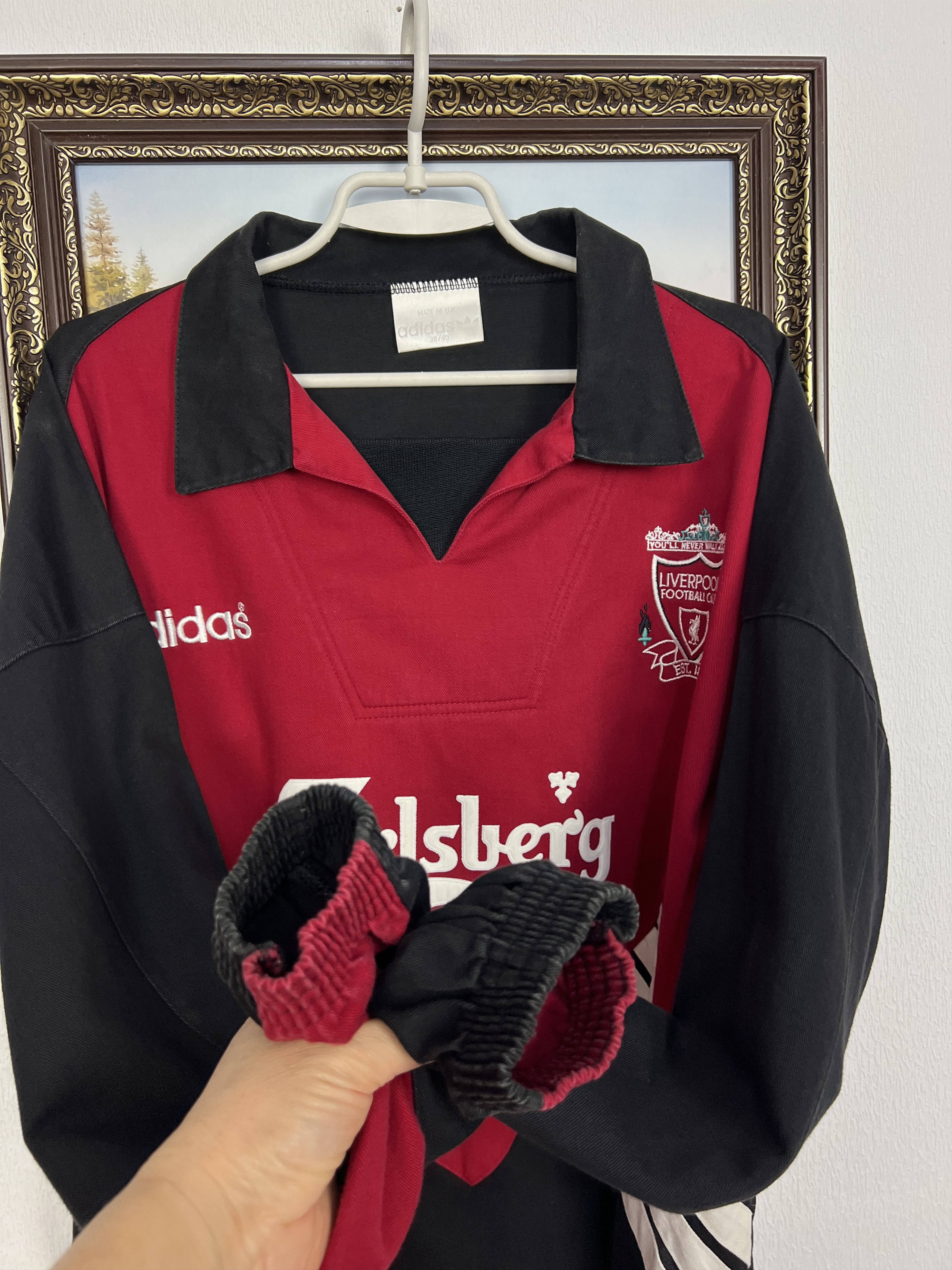 Adidas Vintage 90's Liverpool Football Sweatshirt Track Top Jacket Size US M / EU 48-50 / 2 - 5 Thumbnail