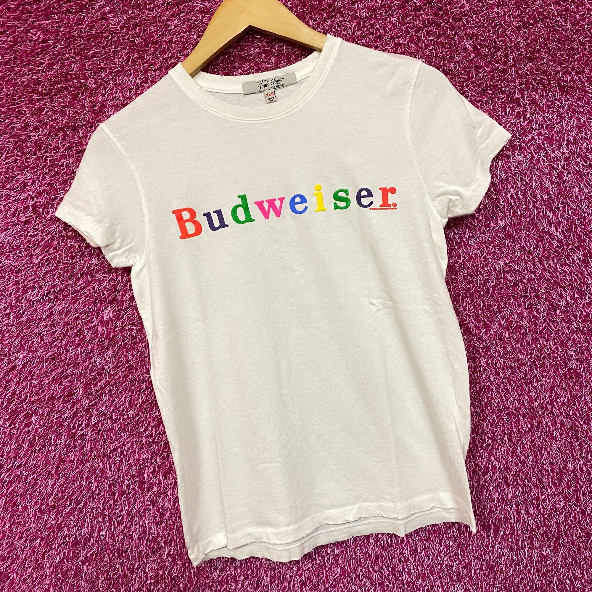 Budweiser Budweiser Logo Graphic Design T-Shirt XXS Size US XXS / EU 40 - 3 Thumbnail