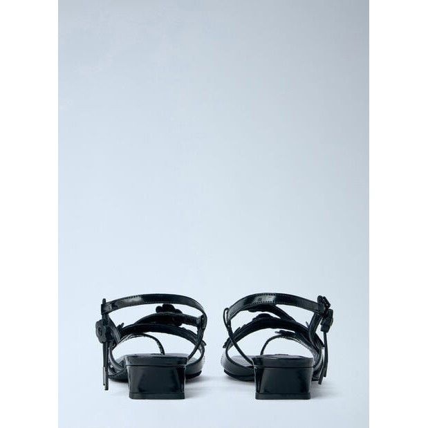 Cecilie Bahnsen CECILIE BAHNSEN Barna Black Sandals New & Authentic (Women's Size US 10 / IT 40 - 5 Thumbnail