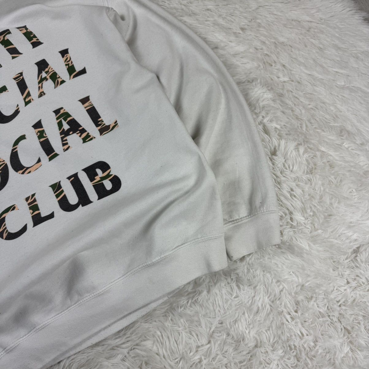 Anti Social Social Club Anti Social Club White Hoodie M ASSC Streetwear Sk8 Y2K Size US M / EU 48-50 / 2 - 2 Thumbnail