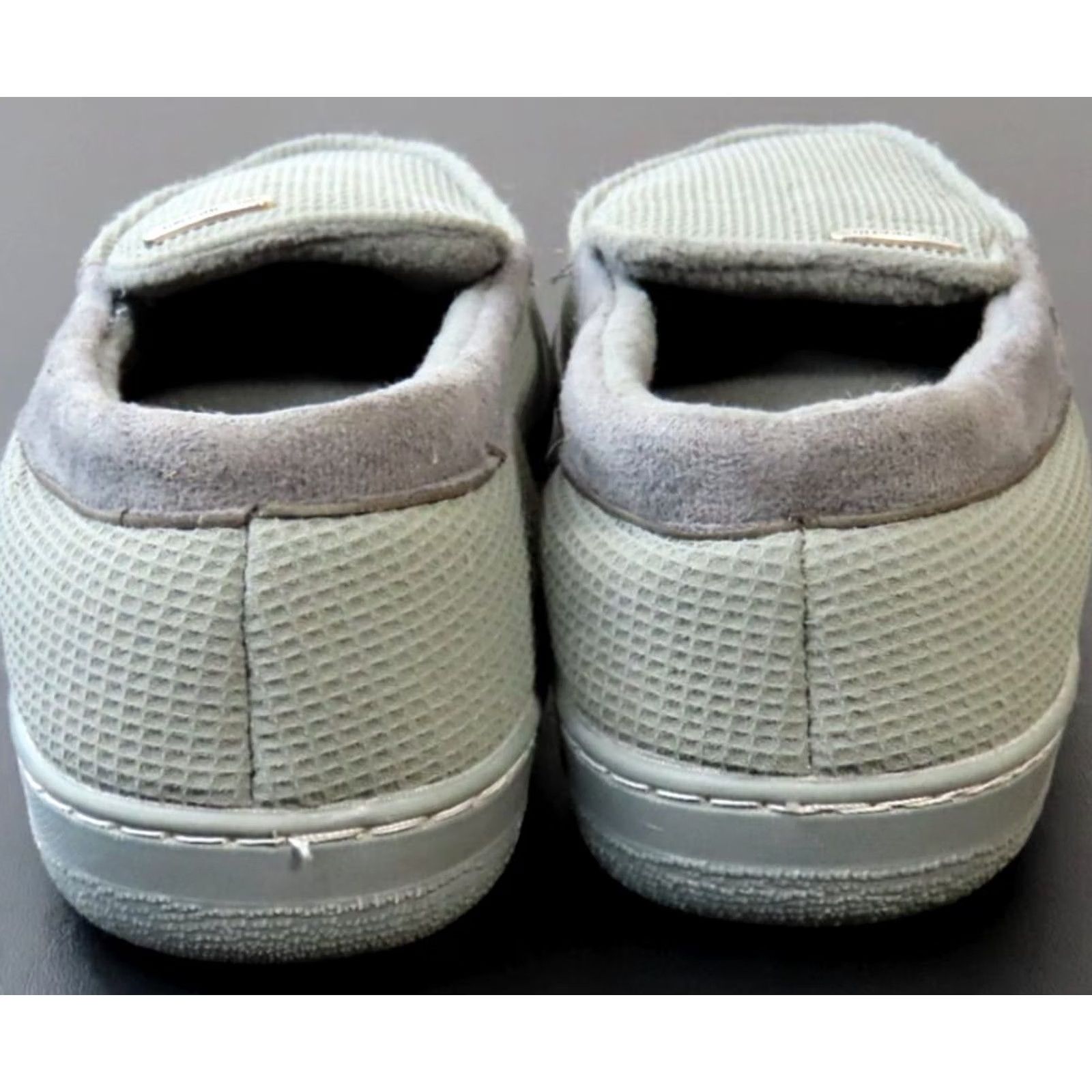 J Brand Swiss Brand SB Gray Foam Slippers Mens S 7 NWOB Slipper Casual Travel Comfort Cushioned Memory Foam Logo Pattern Solid Gray Size US 7 / EU 40 - 4 Thumbnail