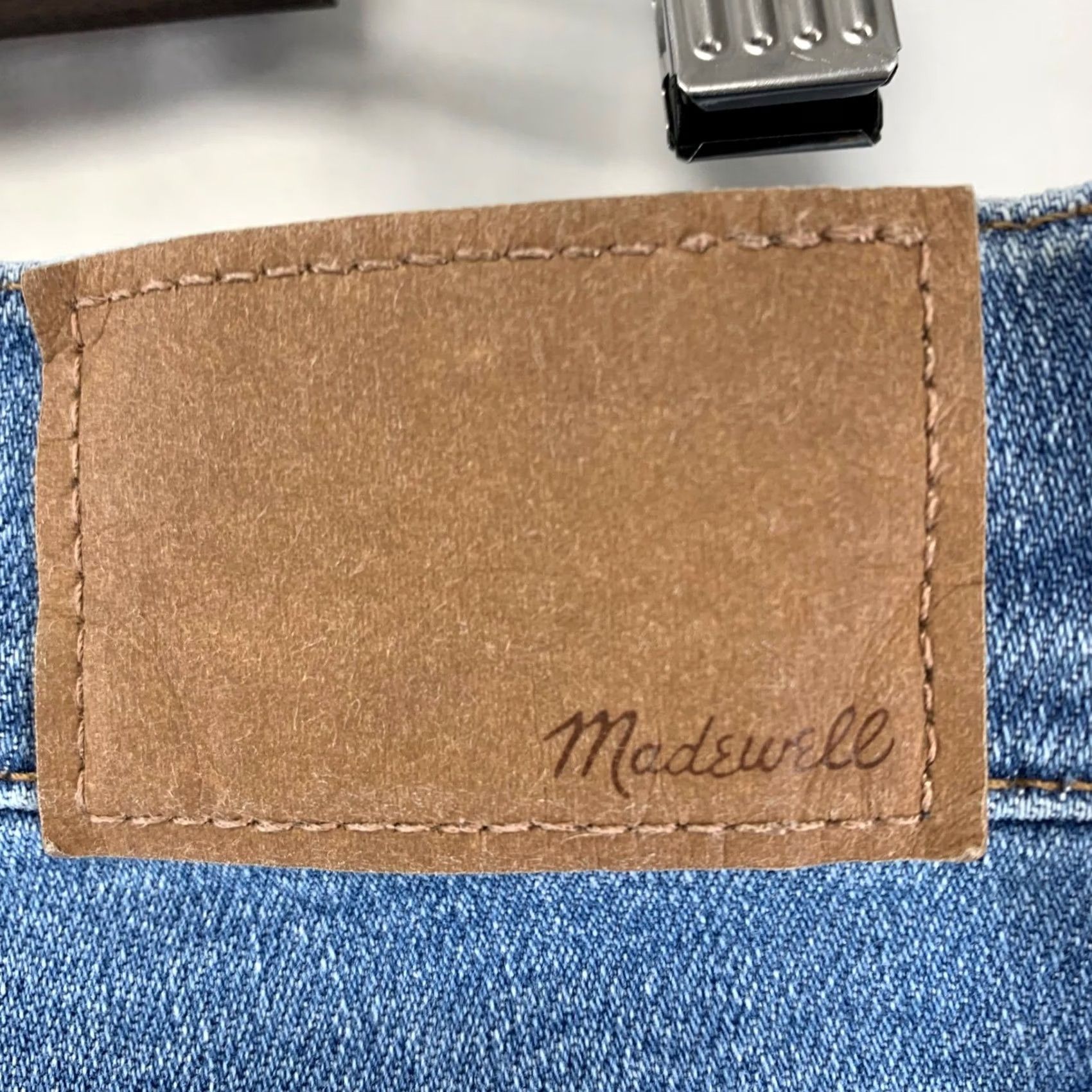 Madewell Madewell The Mid-Rise Perfect Vintage Jean Womens Blue Straight Leg Stretch Size 28 Size 28" / US 6 / IT 42 - 6 Thumbnail