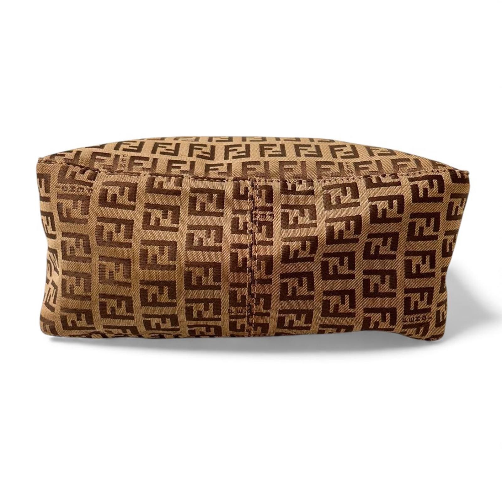 Fendi Fendi - Vintage FF Logo Canvas Shoulder Bag Size ONE SIZE - 9 Thumbnail