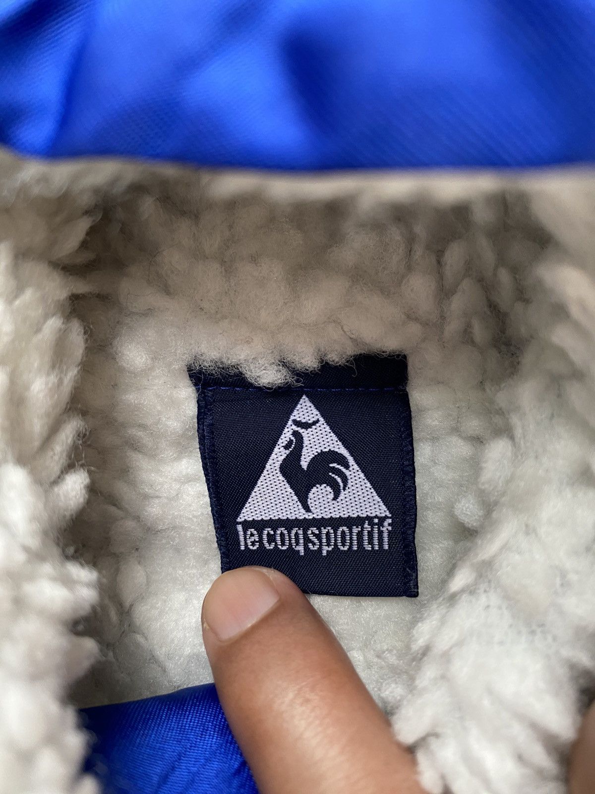 Le Coq Sportif × Vintage Vintage Le Coq Sportif SHERPA PARKA LONG JACKET Size US XL / EU 56 / 4 - 9 Thumbnail