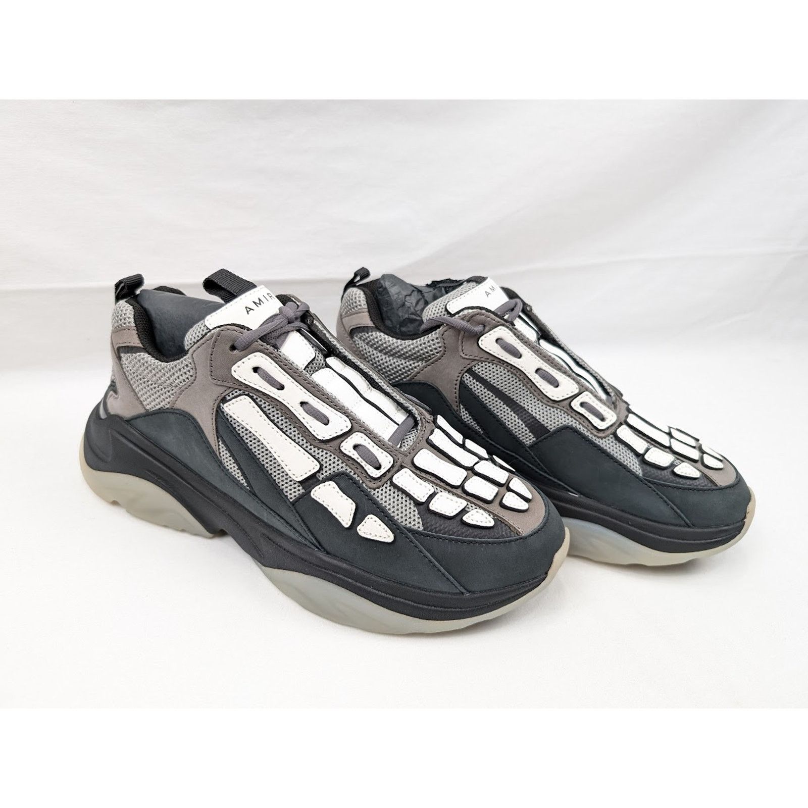 Amiri o1rshd1 Bone Runners in Black/Grey Size US 11 / EU 44 - 13 Thumbnail