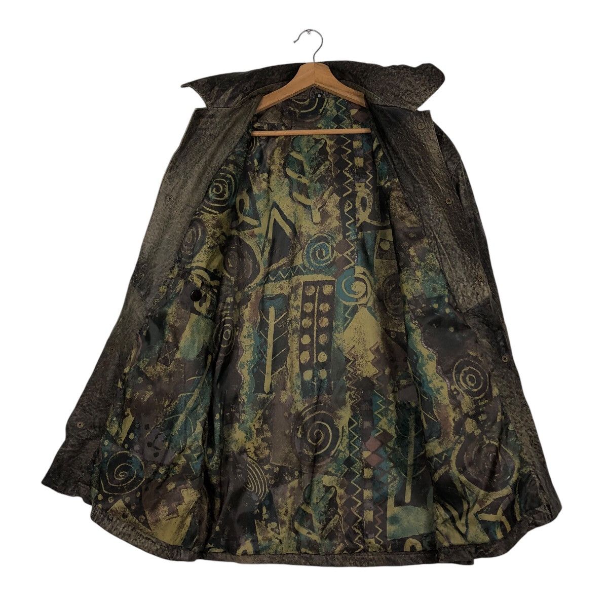 Japanese Brand × Vintage Vintage Biker Leather Jacket Embroidered Design IsseyMiyake Size US M / EU 48-50 / 2 - 15 Thumbnail