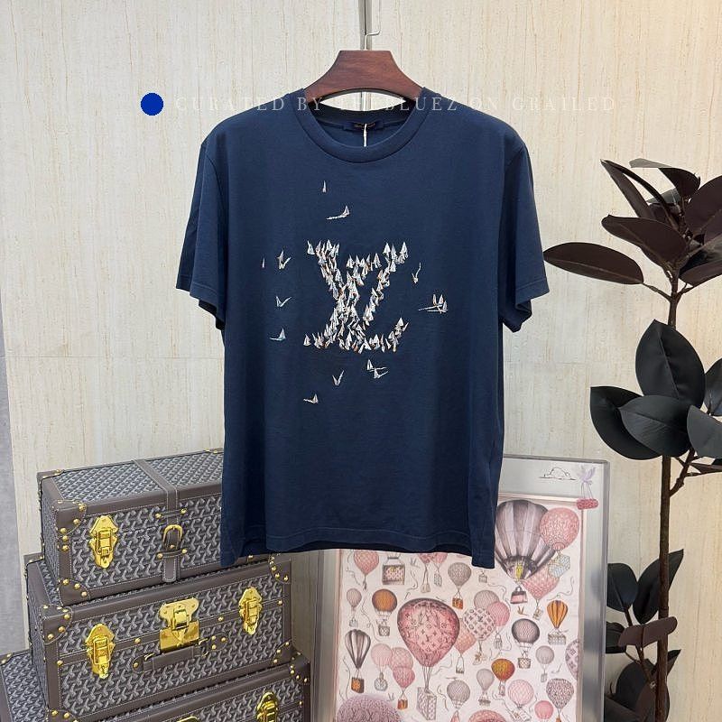 Louis Vuitton Sailboat Logo Graphic Tee in Blue Size US XL / EU 56 / 4 - 1 Thumbnail