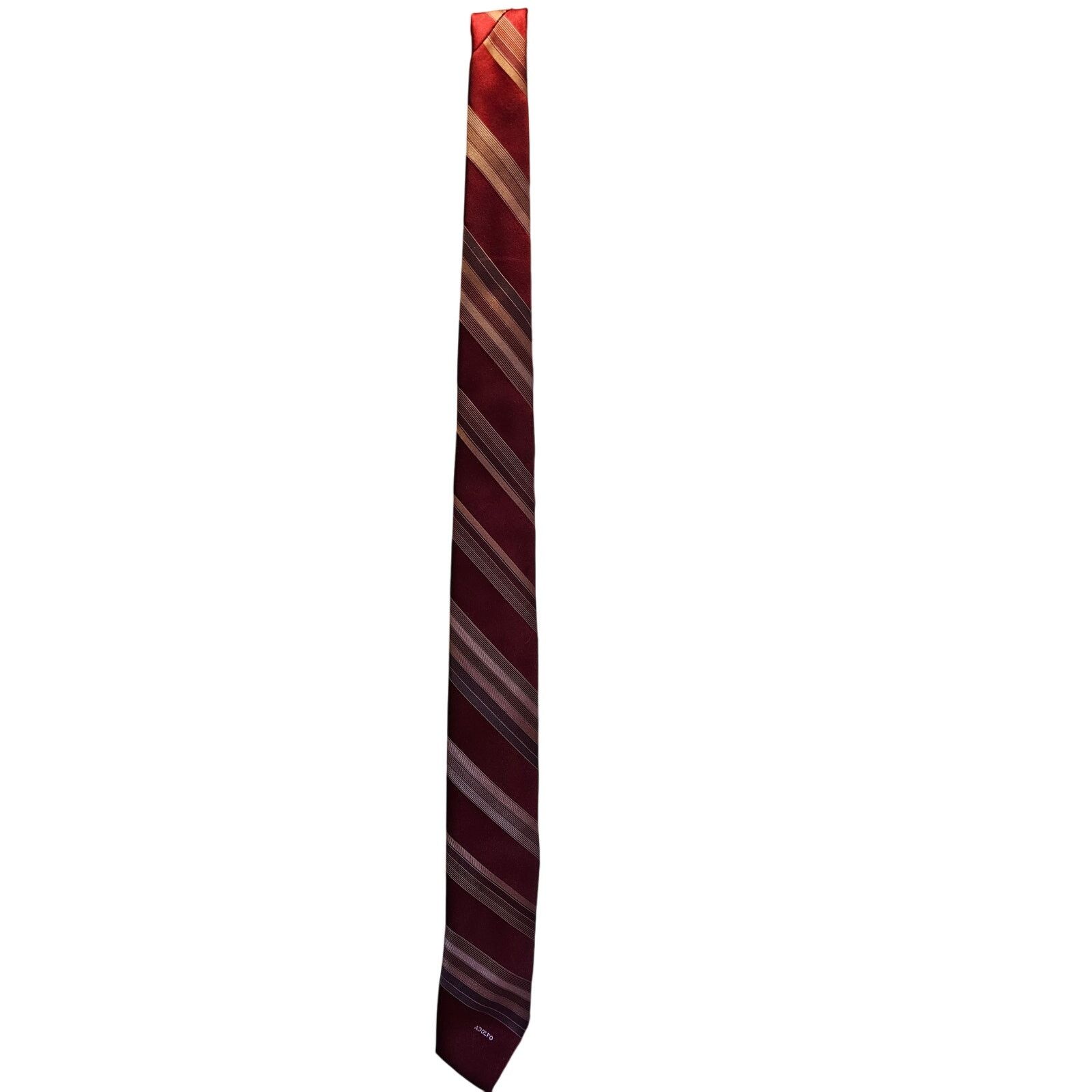 Other Vintage Adolfo Men's Necktie - Red w/Stripes - 54" x 3" Size ONE SIZE - 1 Thumbnail