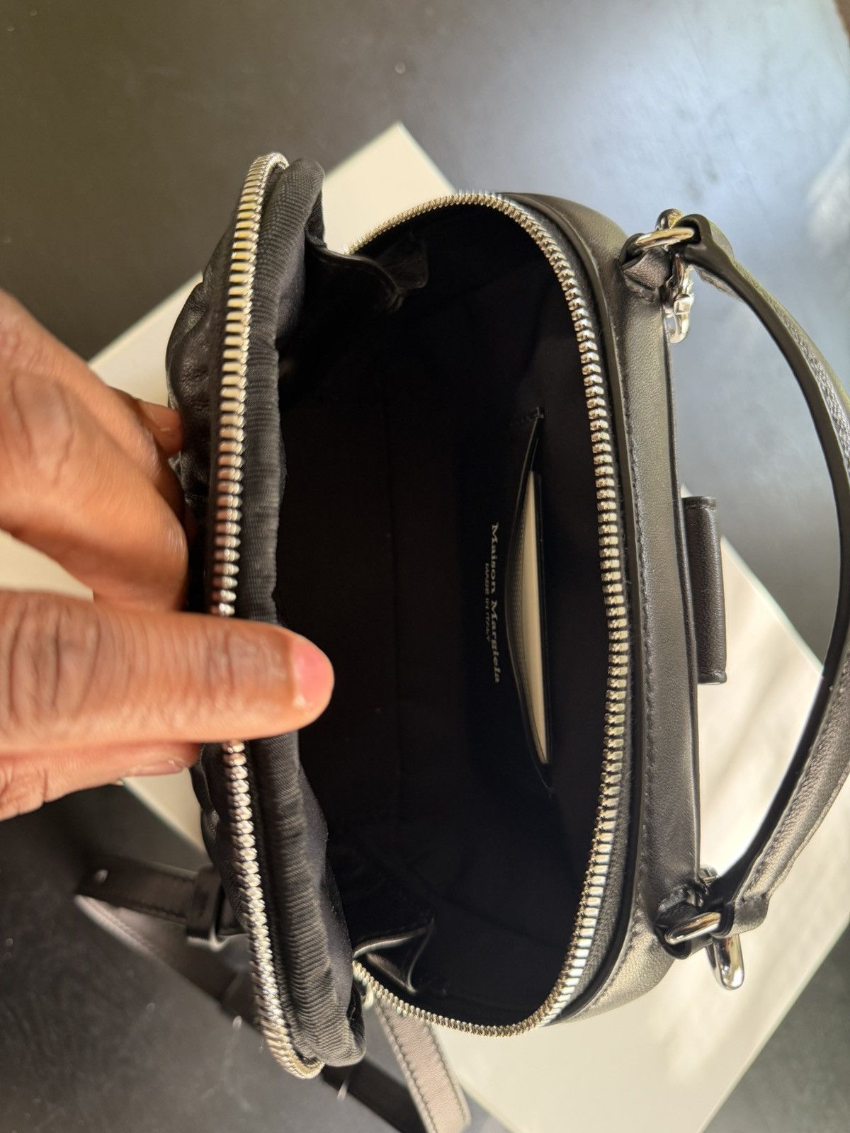 Maison Margiela Maison Margiela Glam Slam Black Belt Bag Size ONE SIZE - 6 Thumbnail