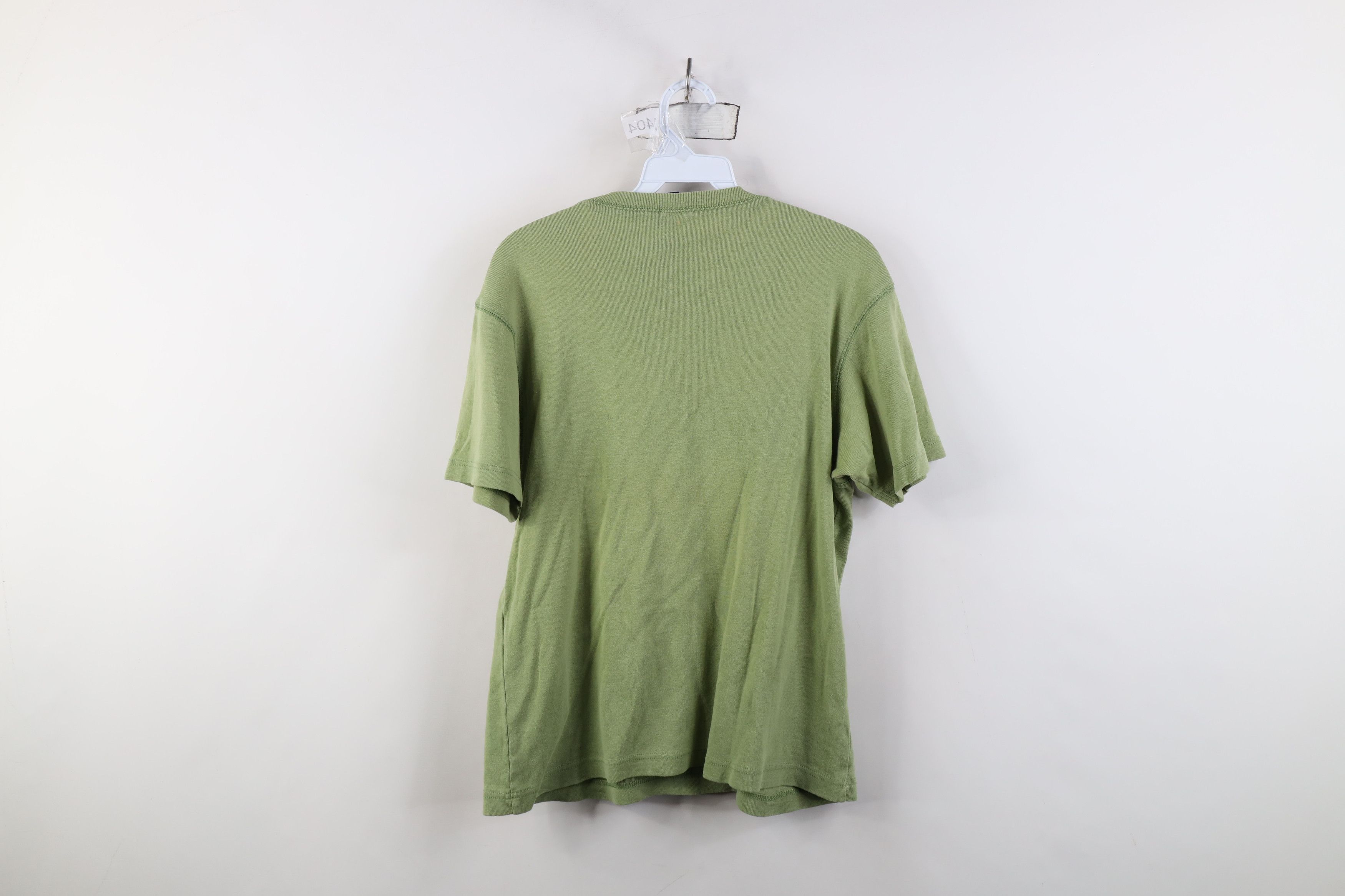 Gap Vintage 90s Gap Blank Babydoll Ribbed Knit T-Shirt Green Size S / US 4 / IT 40 - 9 Thumbnail