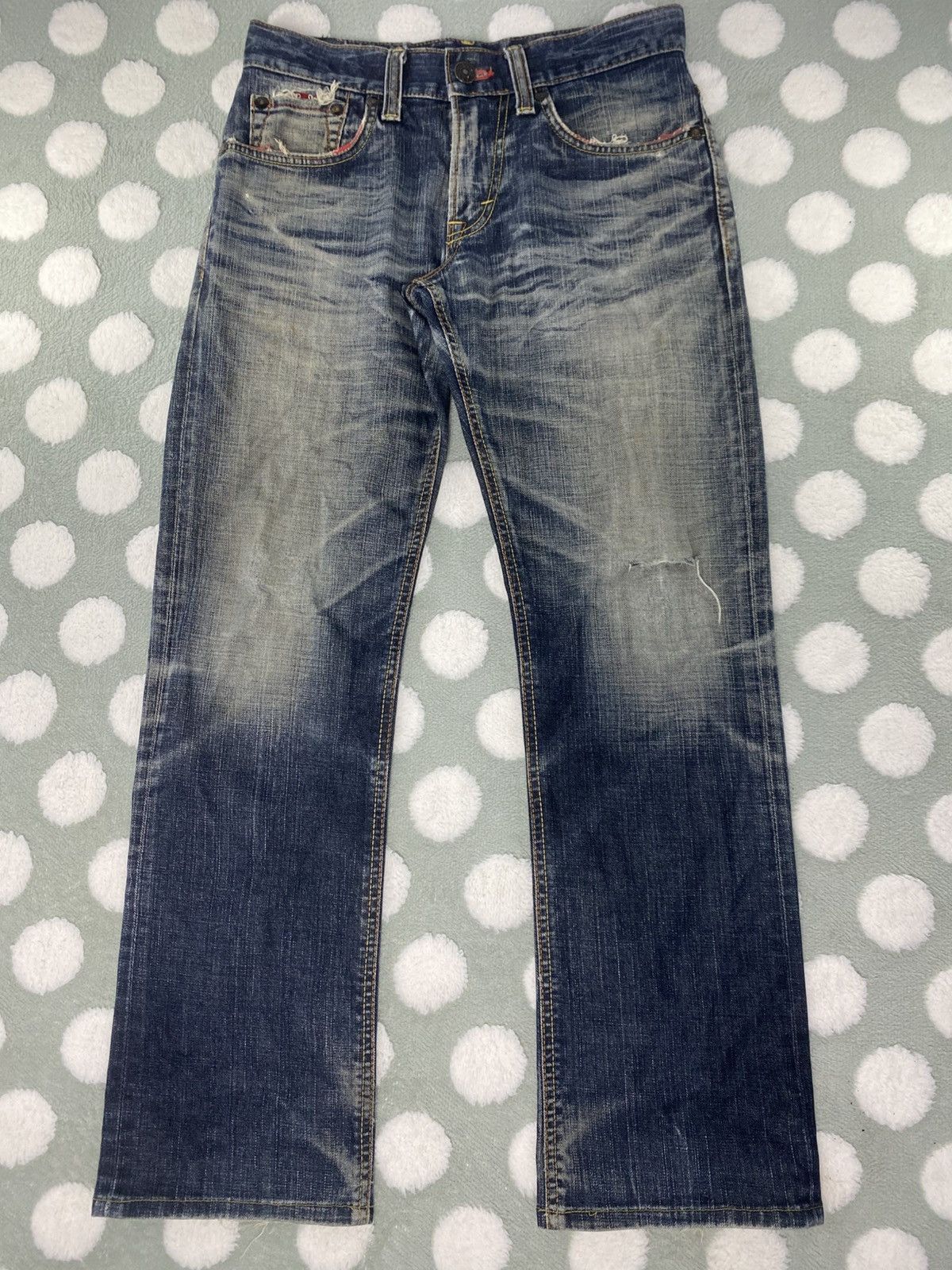 Edwin DISTRESS EDWIN JEANS SIZE ON TAG 28 Size US 28 / EU 44 - 2 Thumbnail