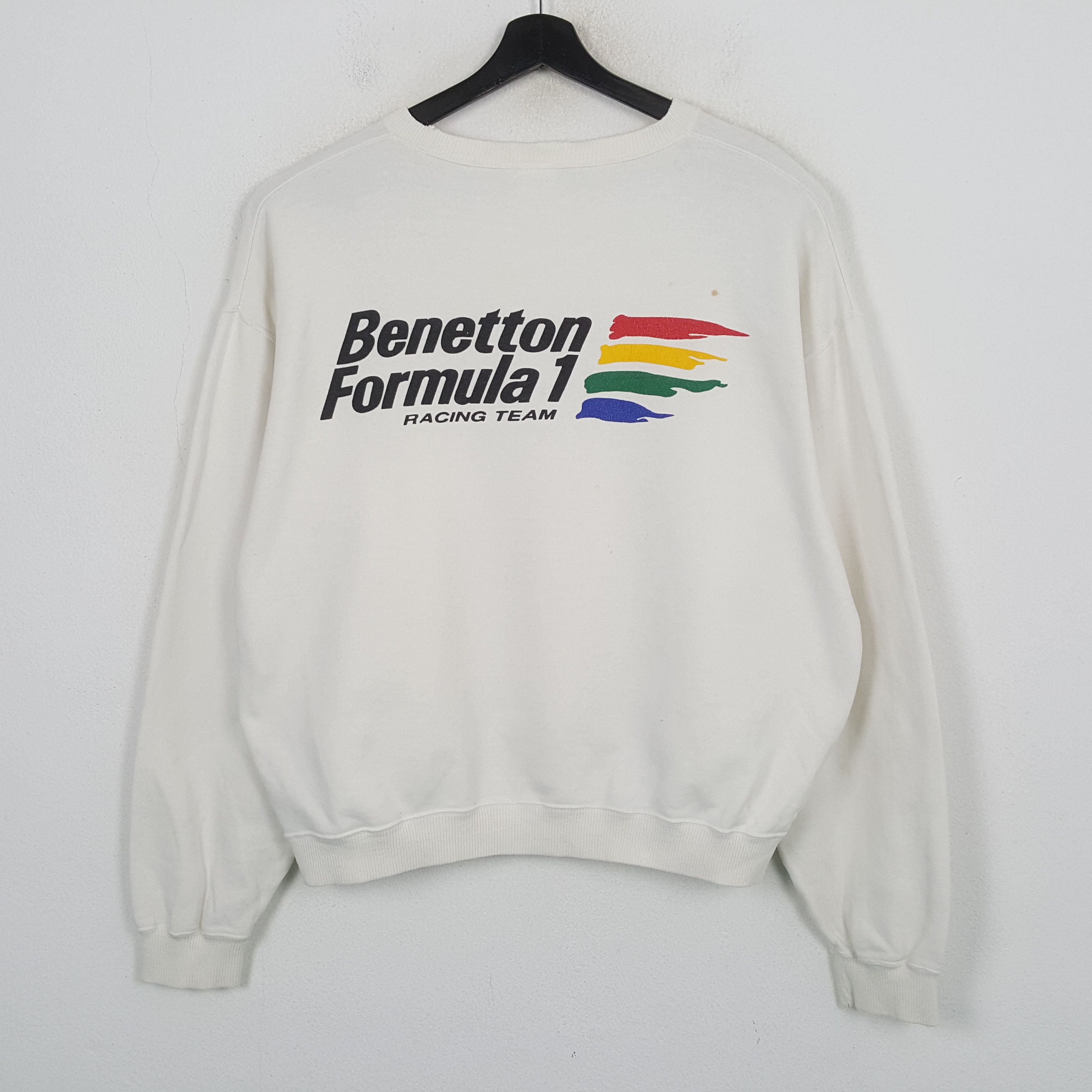Benetton Benetton Formula 1 Racing Team Sweatshirt C298N29 Size US XXL / EU 58 / 5 - 1 Thumbnail