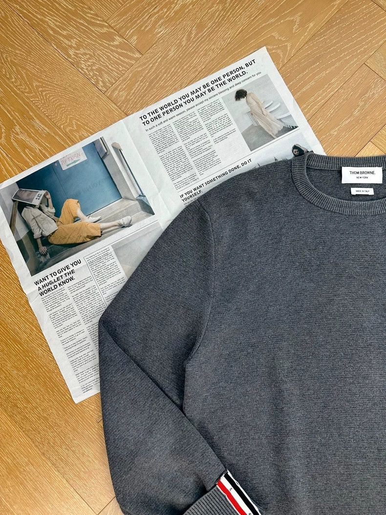 Thom Browne Thom Browne Knitted sweater Size US XL / EU 56 / 4 - 6 Thumbnail