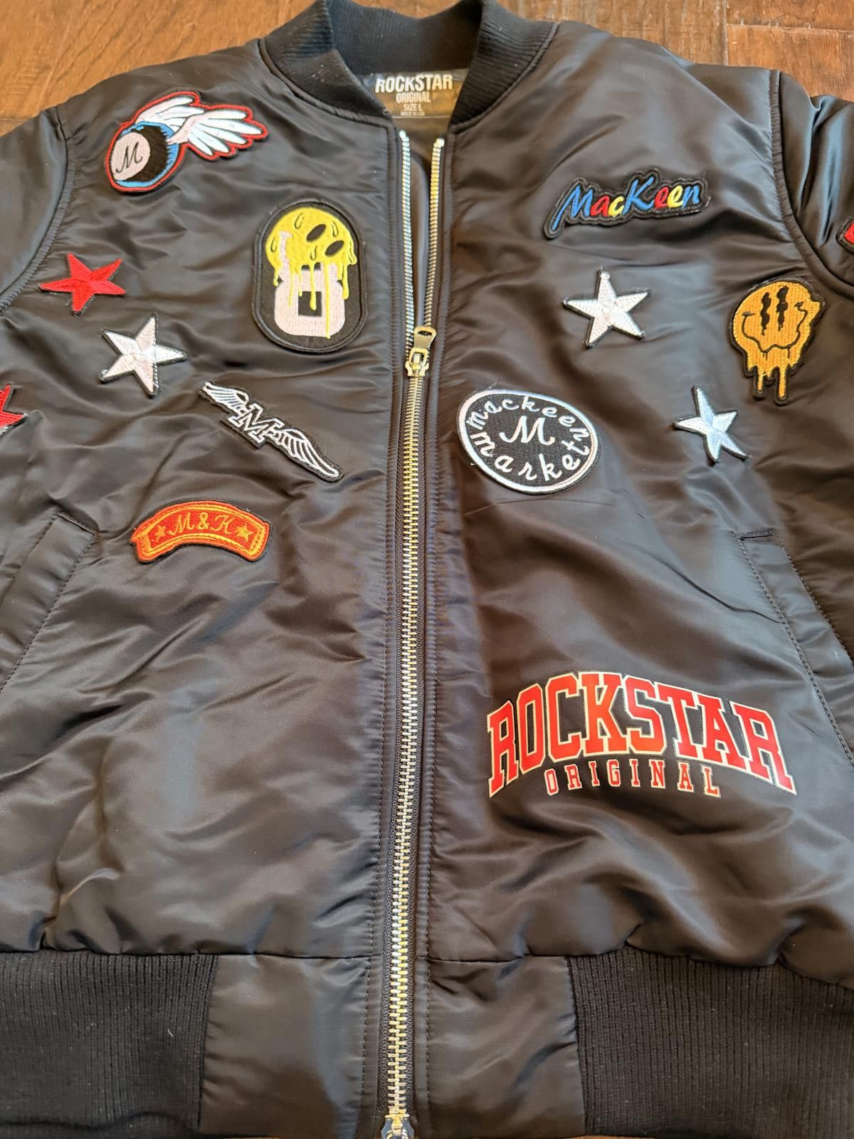 Other Mackeen USA Rockstar Original Bomber Jacket Size US L / EU 52-54 / 3 - 3 Thumbnail