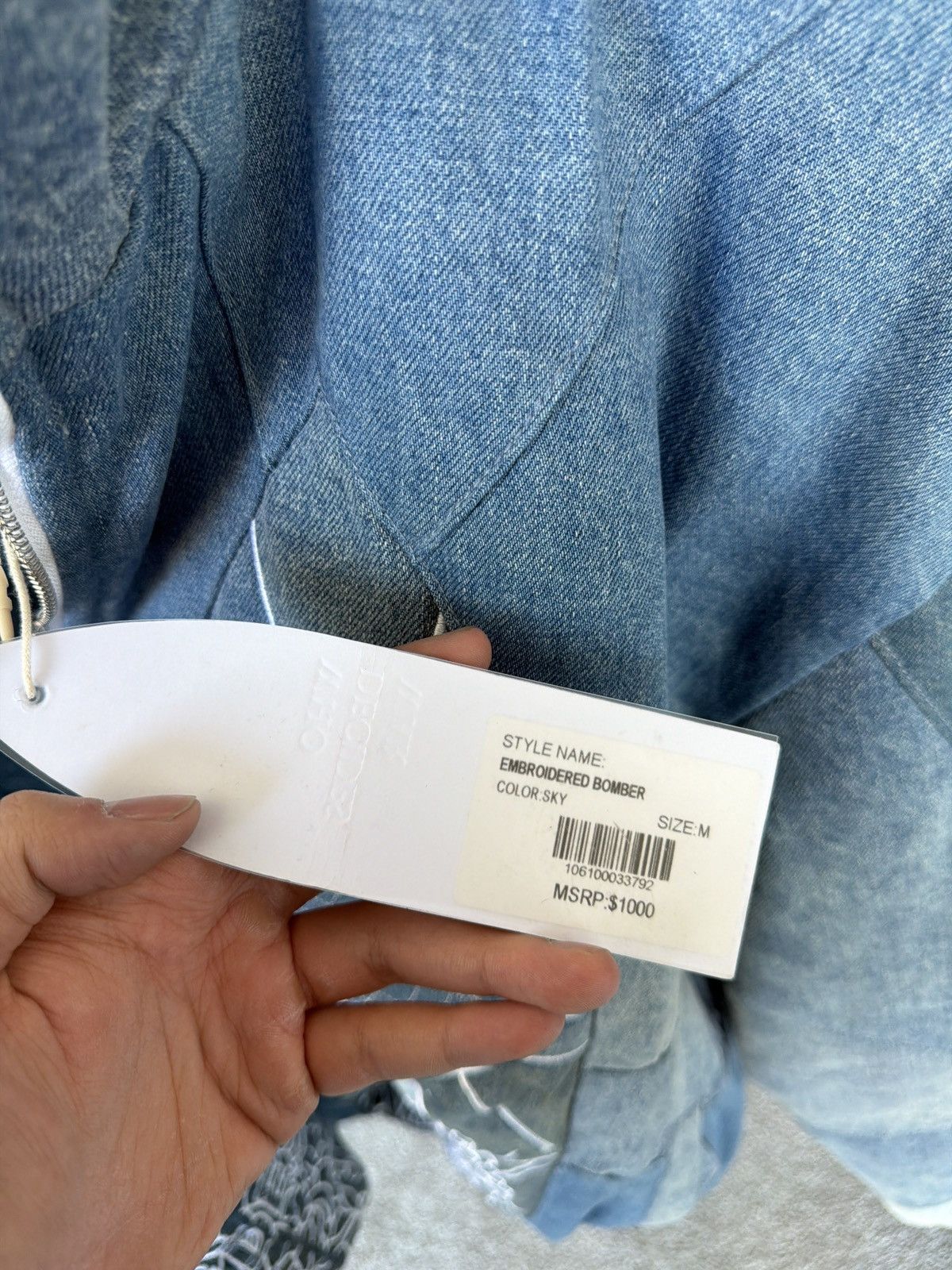 Who Decides War Who Decides War Denim Puffer Jacket Size US M / EU 48-50 / 2 - 7 Thumbnail