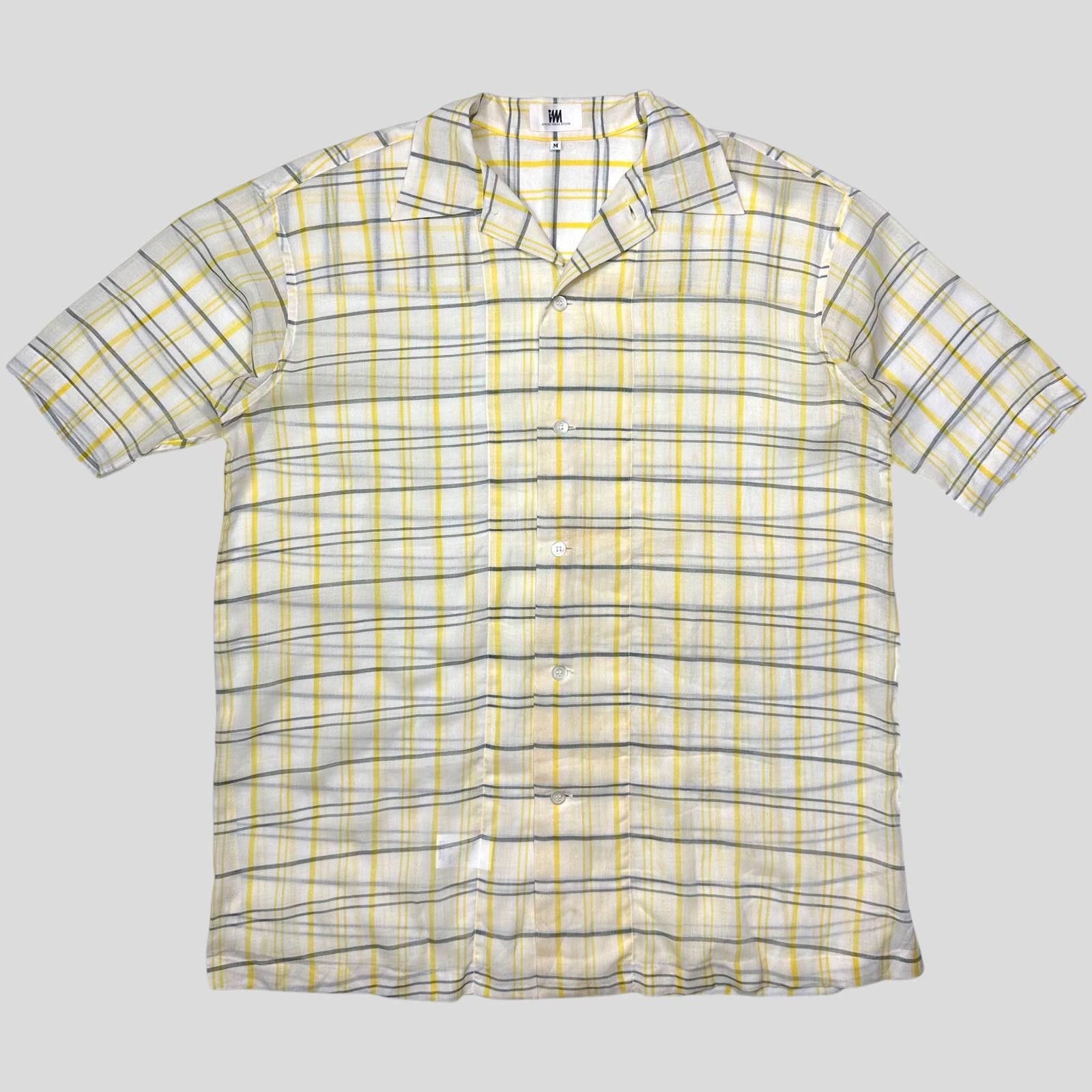 Issey Miyake Issey Miyake IM Studios 00’s Plaid Check Cuban Shirt - M/L Size US M / EU 48-50 / 2 - 1 Thumbnail