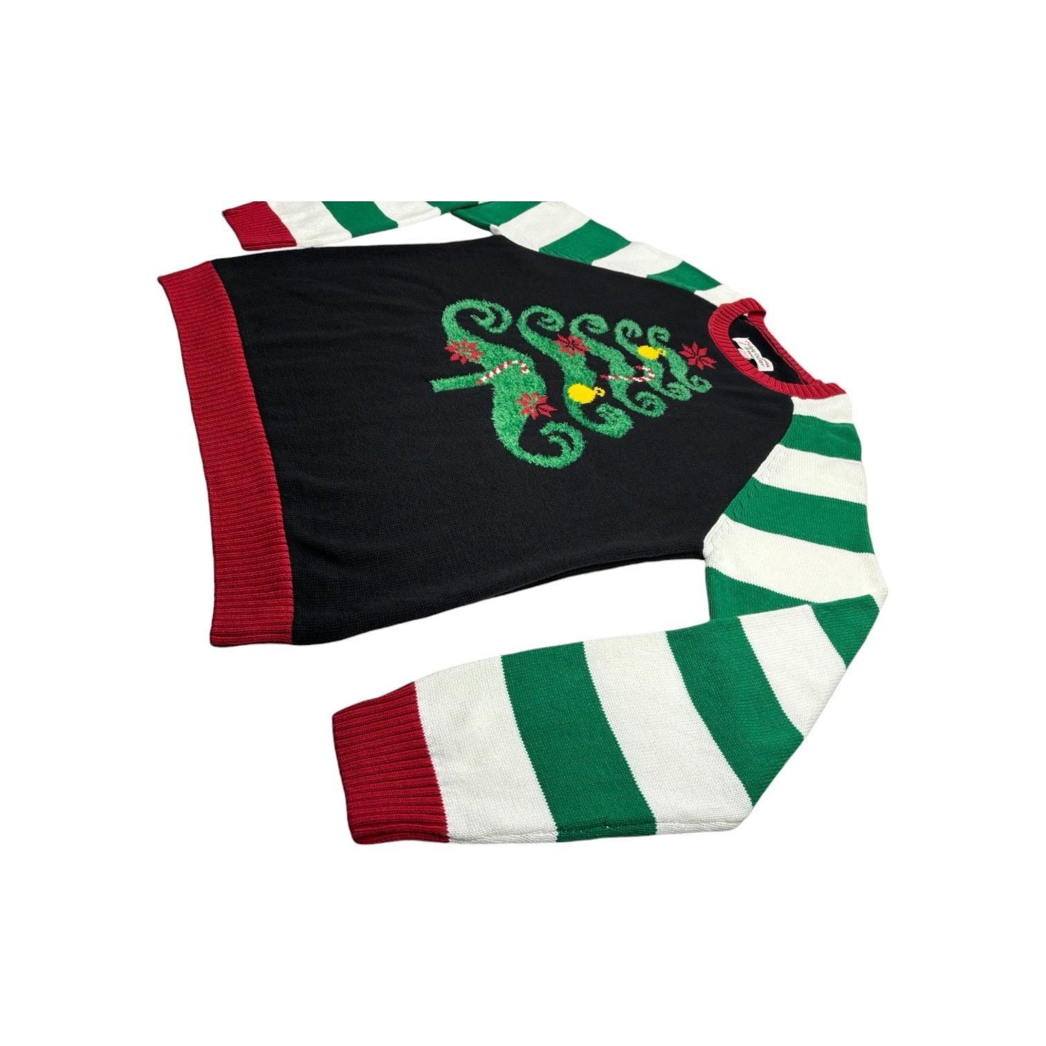Other Ugly Christmas Sweater Striped Long Sleeve Women XL Holiday Size XL / US 12-14 / IT 48-50 - 4 Thumbnail