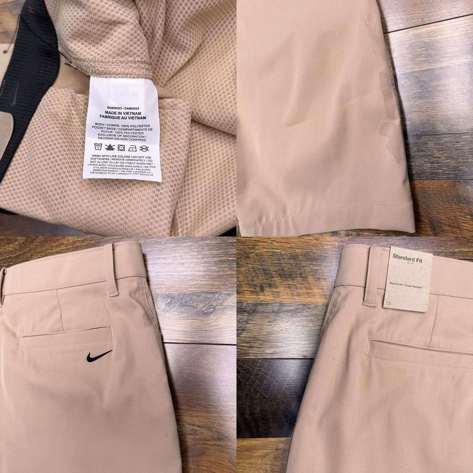 Nike Nike Move To Zero Shorts Mens 38 Tan Stretch New Size US 38 / EU 54 - 8 Thumbnail