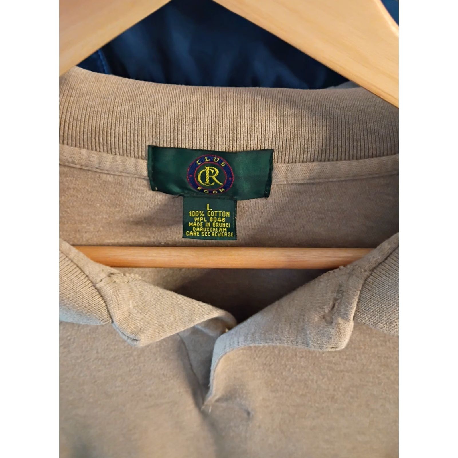 Club Room VINTAGE Club Room Long Sleeve Casual Shirt Men L Green Button-Down Collared Shirt Vintage 90s Size US L / EU 52-54 / 3 - 5 Thumbnail