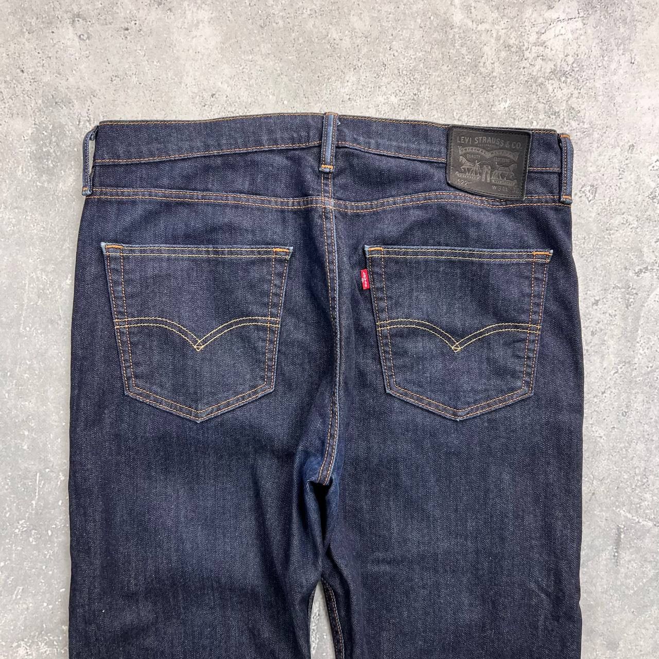 Levi's Levis 522 Commuter Slim Tapered Reflective Selvedge Jeans Size US 36 / EU 52 - 16 Thumbnail