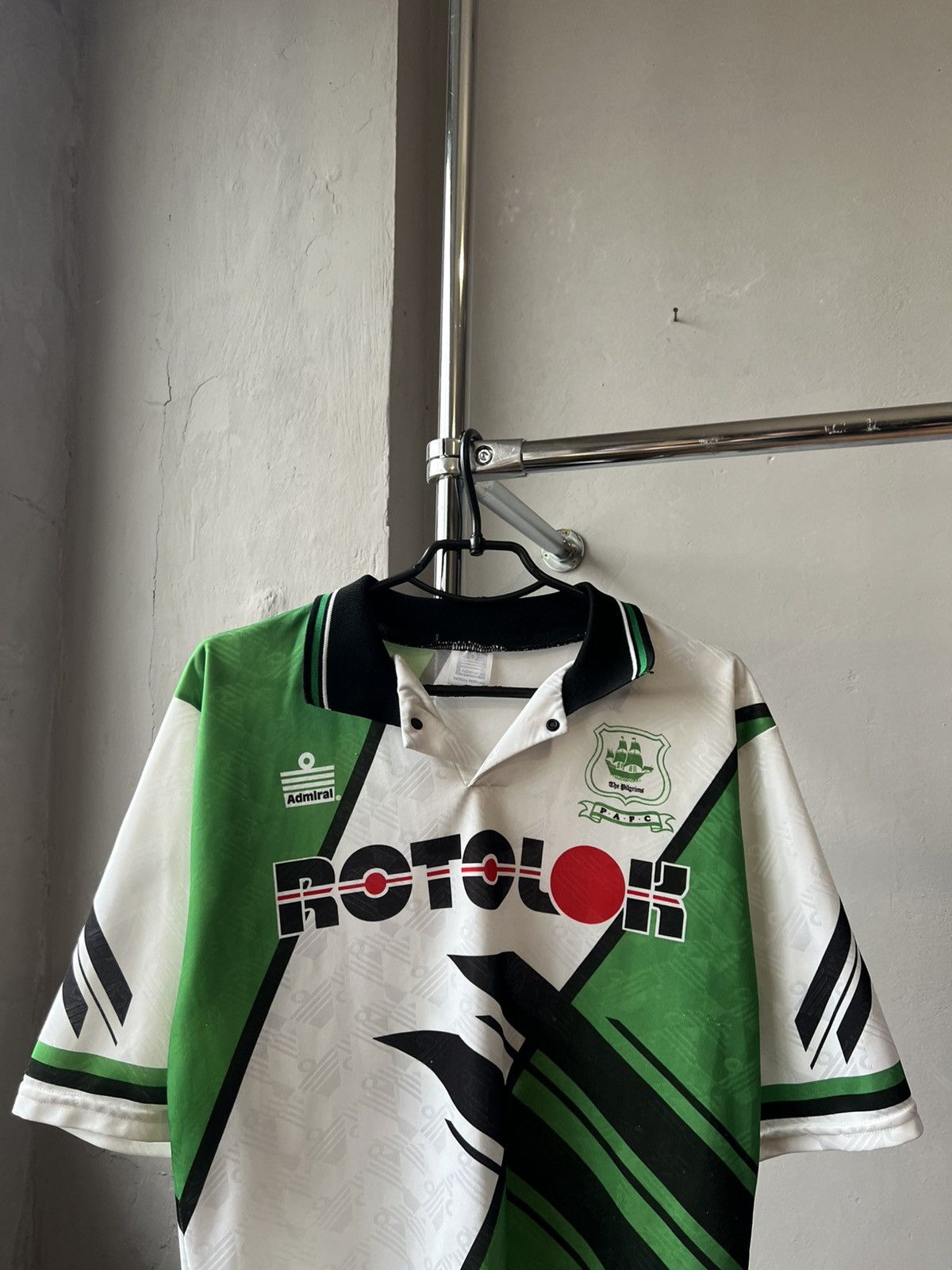 Vintage 1995/96 Plymouth Argyle Home Soccer Jersey Football shirt S Size US S / EU 44-46 / 1 - 3 Thumbnail