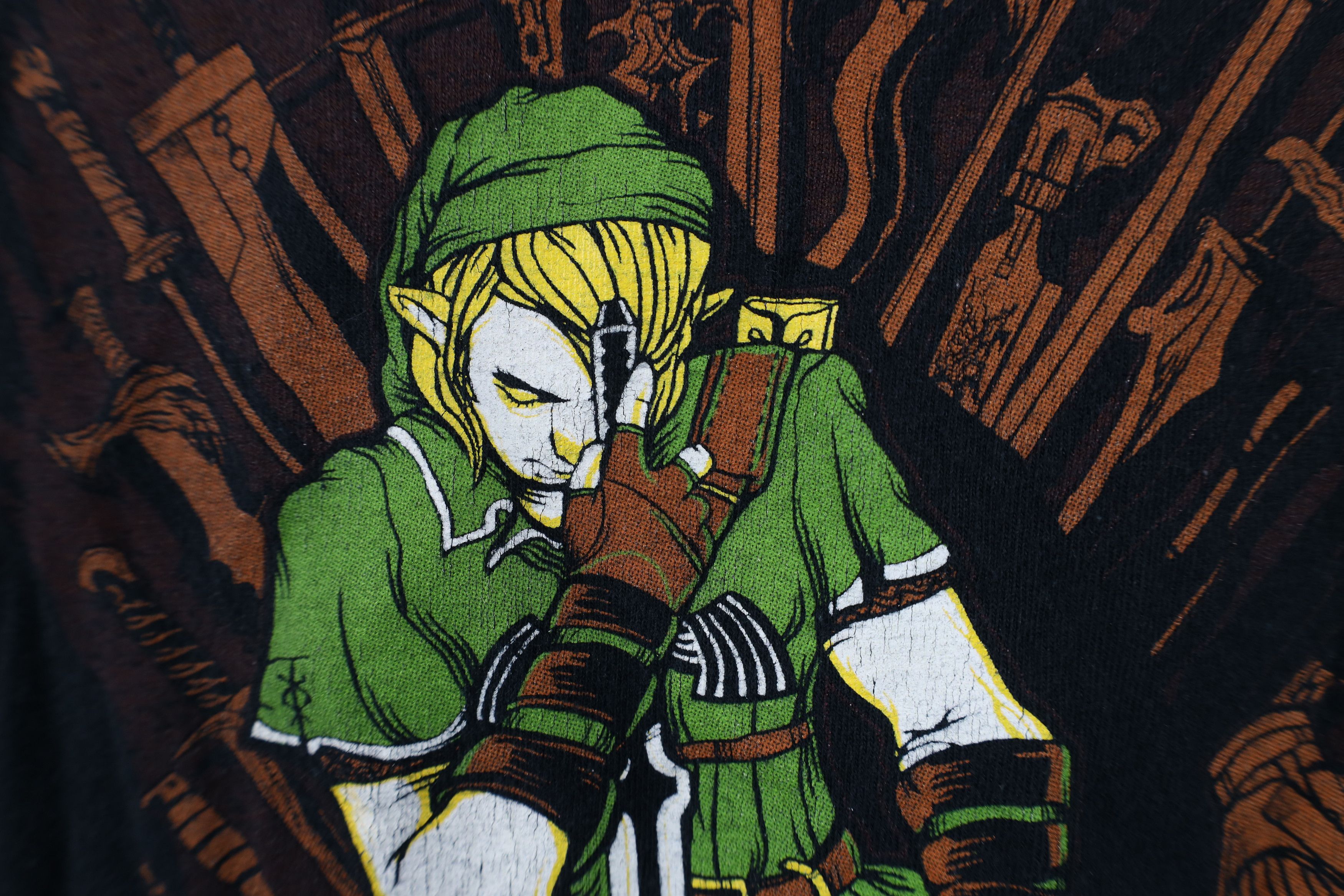 Vintage Vintage The Legend Of Zelda Gamer Short Sleeve T-Shirt Size US L / EU 52-54 / 3 - 5 Thumbnail
