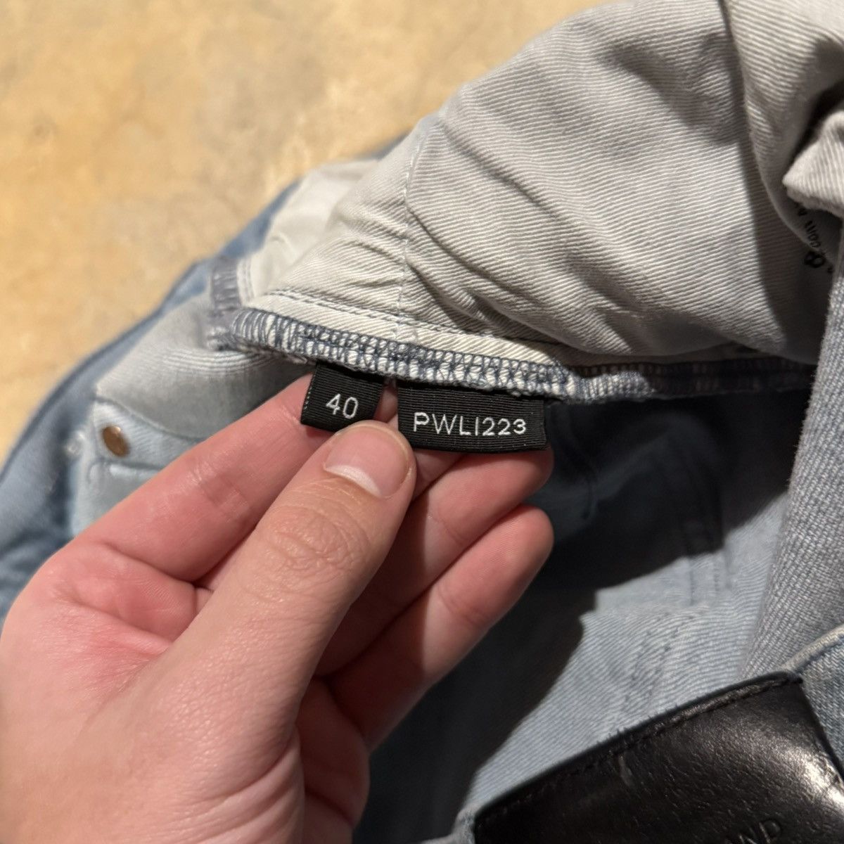 Purple Brand Purple Brand P005 Painters Waxed Indigo Slim Straight Denim Size US 40 / EU 56 - 10 Thumbnail