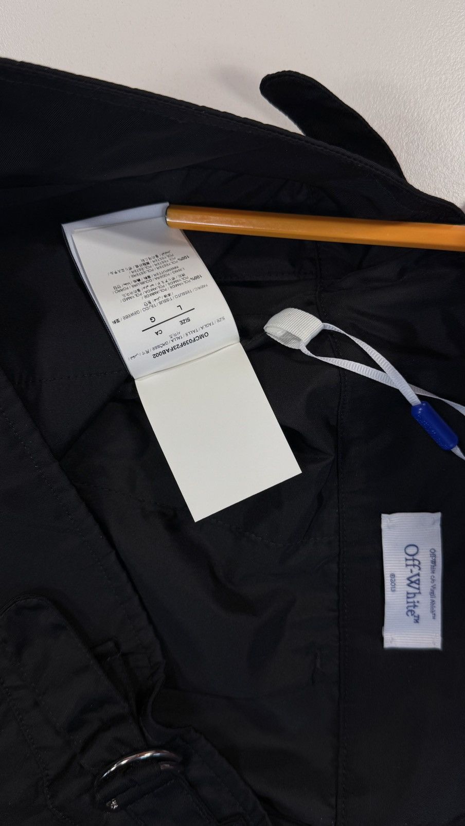 Off-White Off White Black Utility Nylon Zipped Cargo Pants NEW Size US 33 - 12 Thumbnail